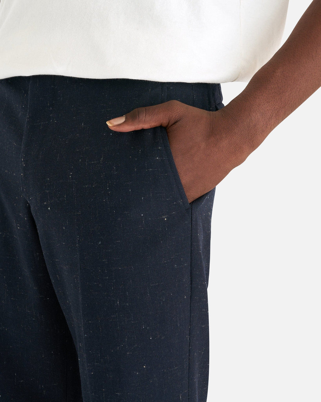 Cropped Twill Knit Pants In Black Comme des garcons оригінал – Купити в Україні – збільшений вид
