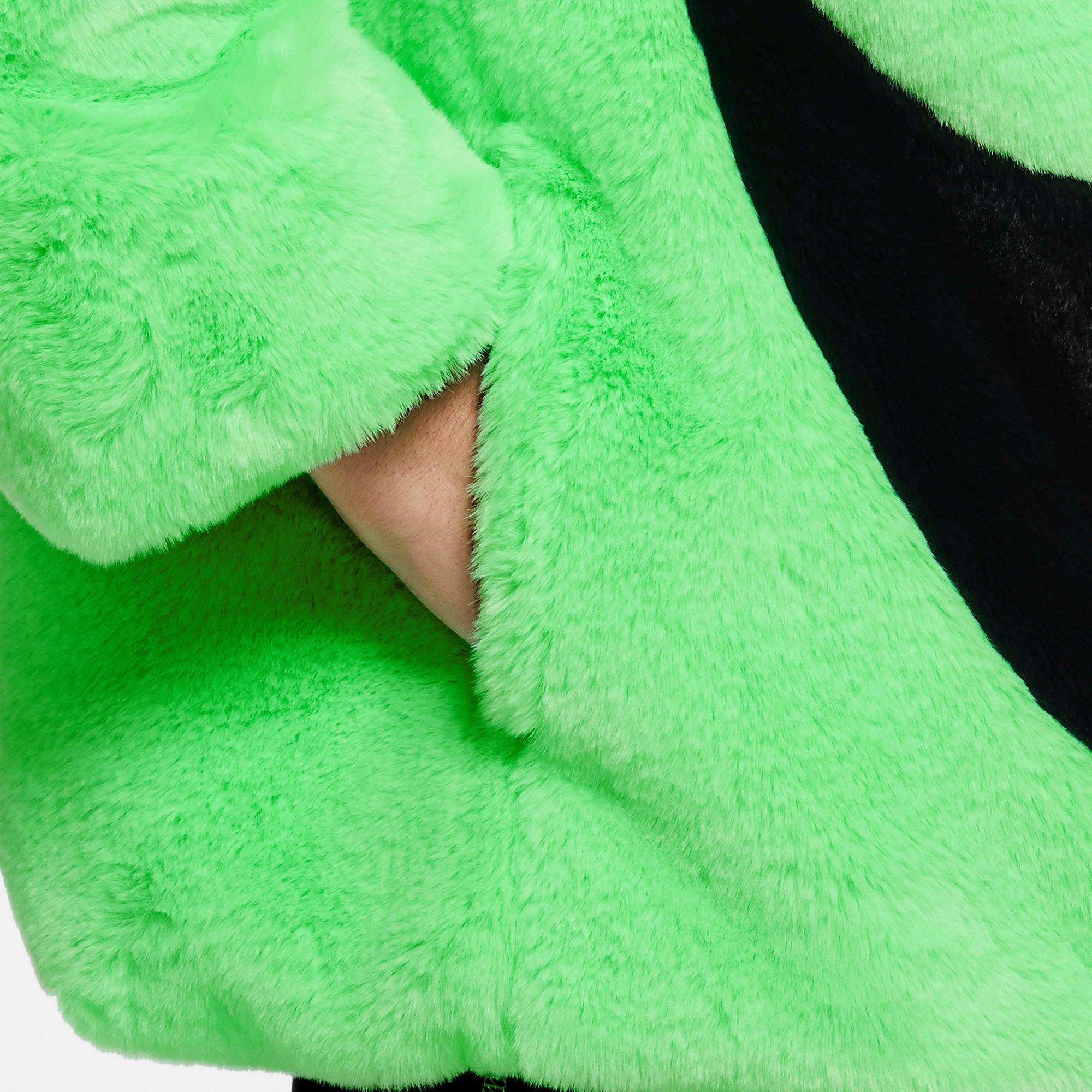Оригінальна Faux Fur Jacket Nike – збільшений вид - NIKE