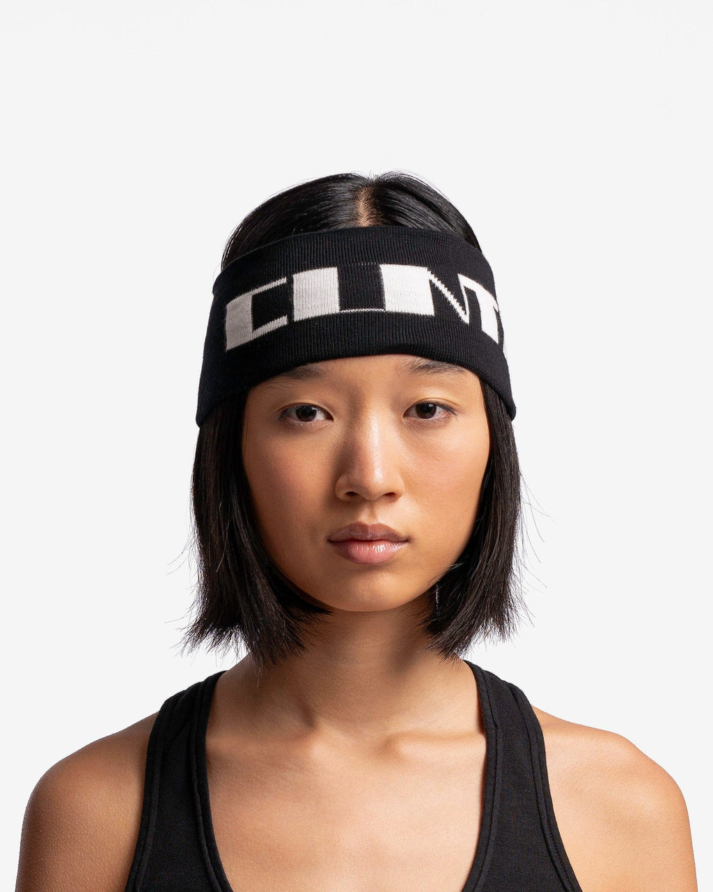 Оригінальна Cunty Headband In Black Rick owens – боковий вид