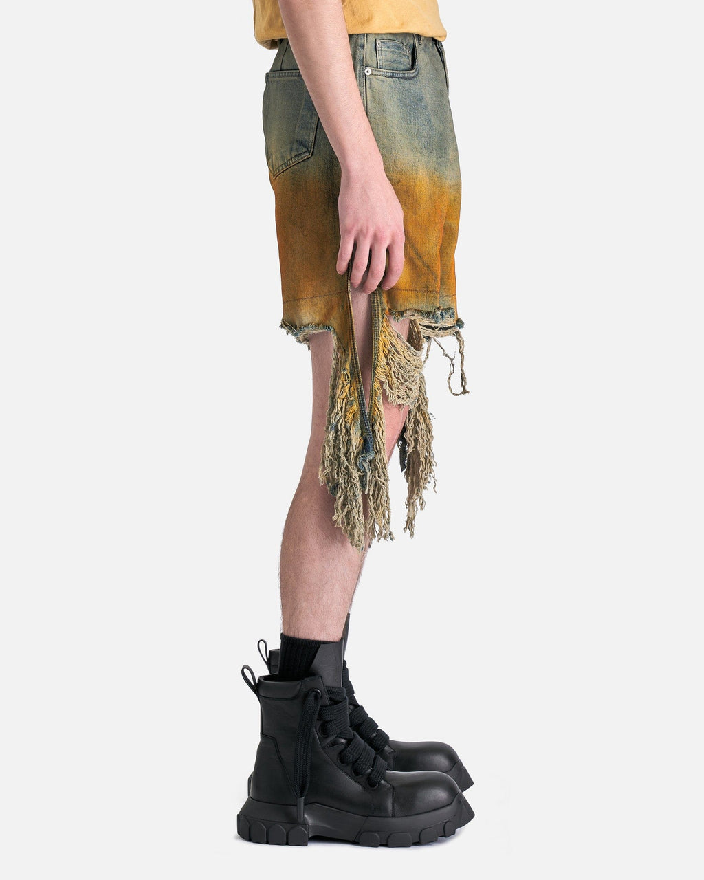 Cutoffs In Sky Rick owens – Гарантія оригінальності – вид ззаду