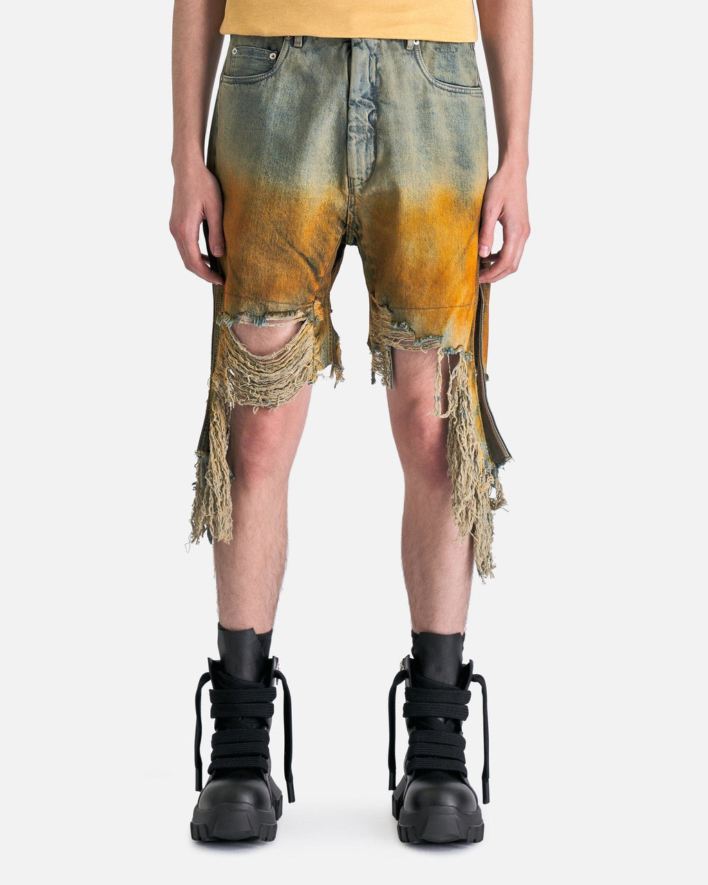 Cutoffs In Sky Rick owens – Гарантія оригінальності – боковий вид