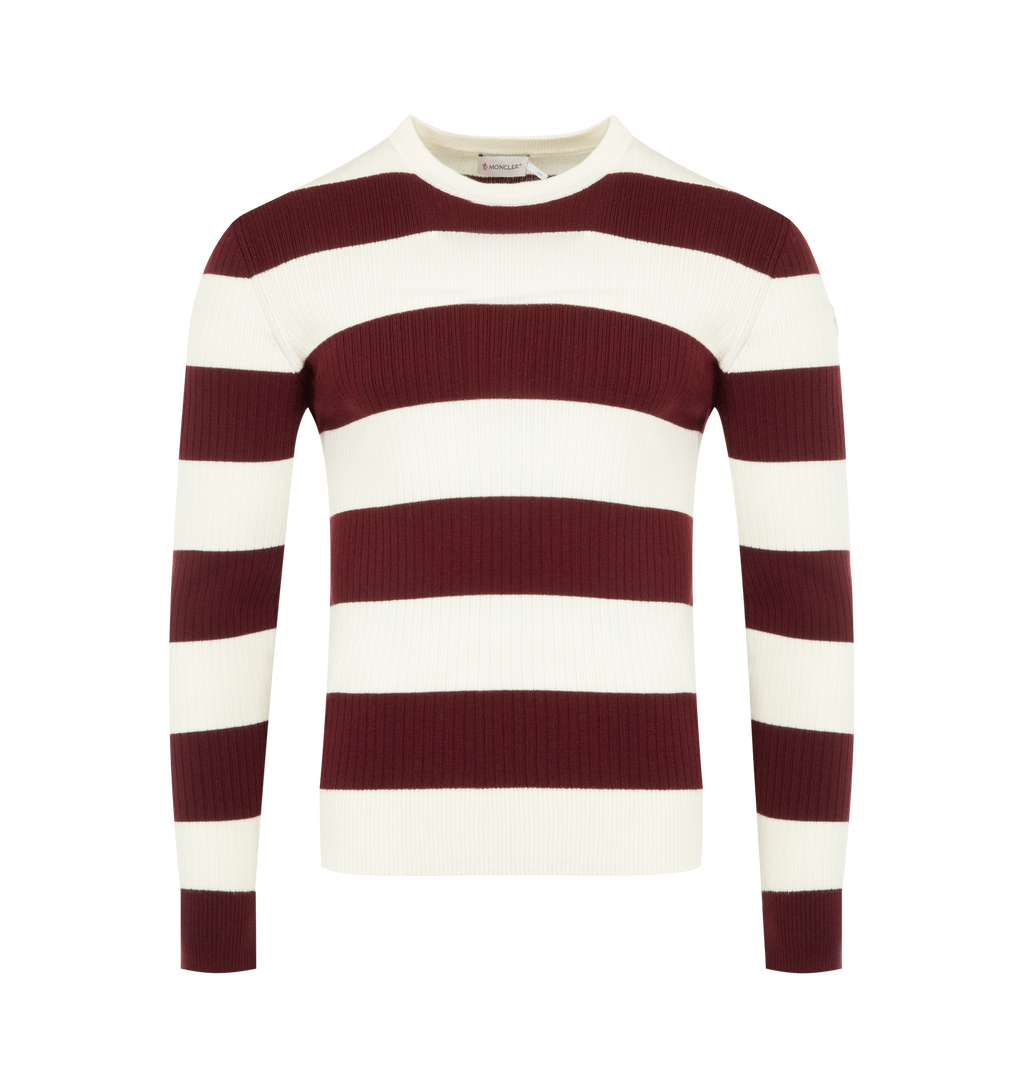 Striped Wool Sweater Moncler – Гарантія оригінальності – боковий вид