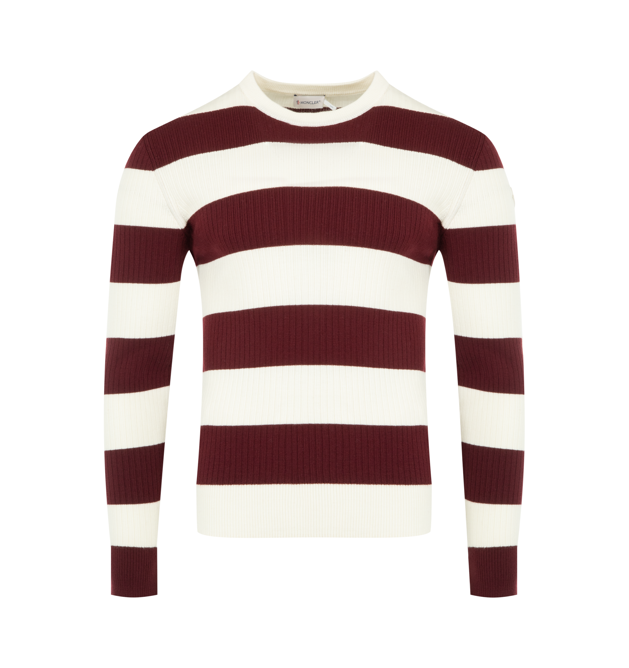 Striped Wool Sweater Moncler – Гарантія оригінальності – боковий вид