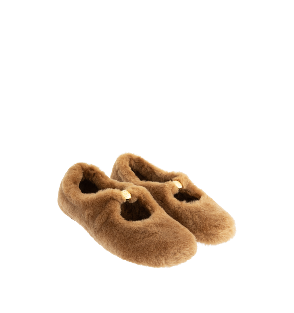 Оригінальна Pebble Soft Ballerina Flat Loewe – вид ззаду