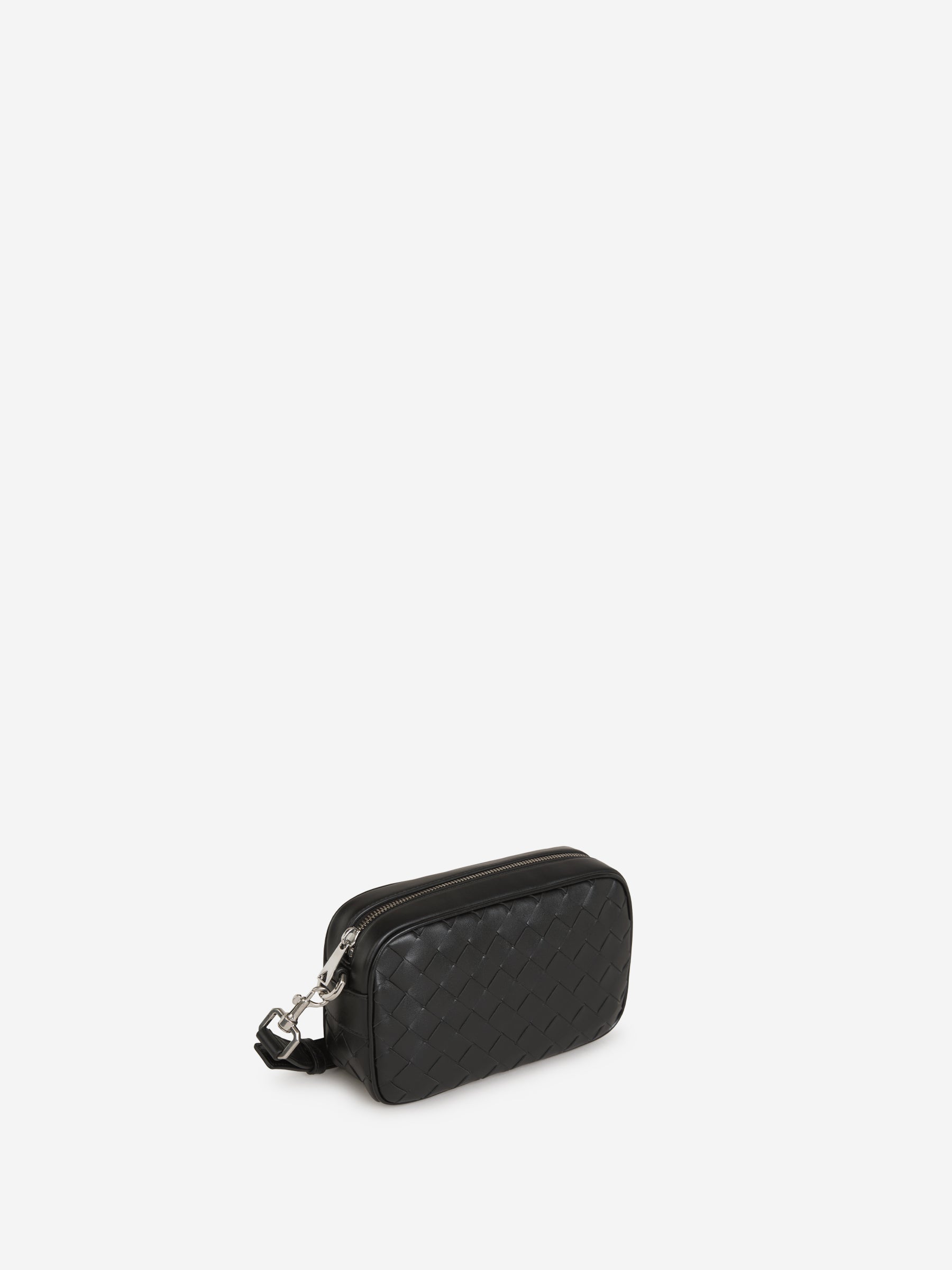 Mini Intrecciato Crossbody Bag Bottega veneta оригінал – Купити в Україні – вид ззаду