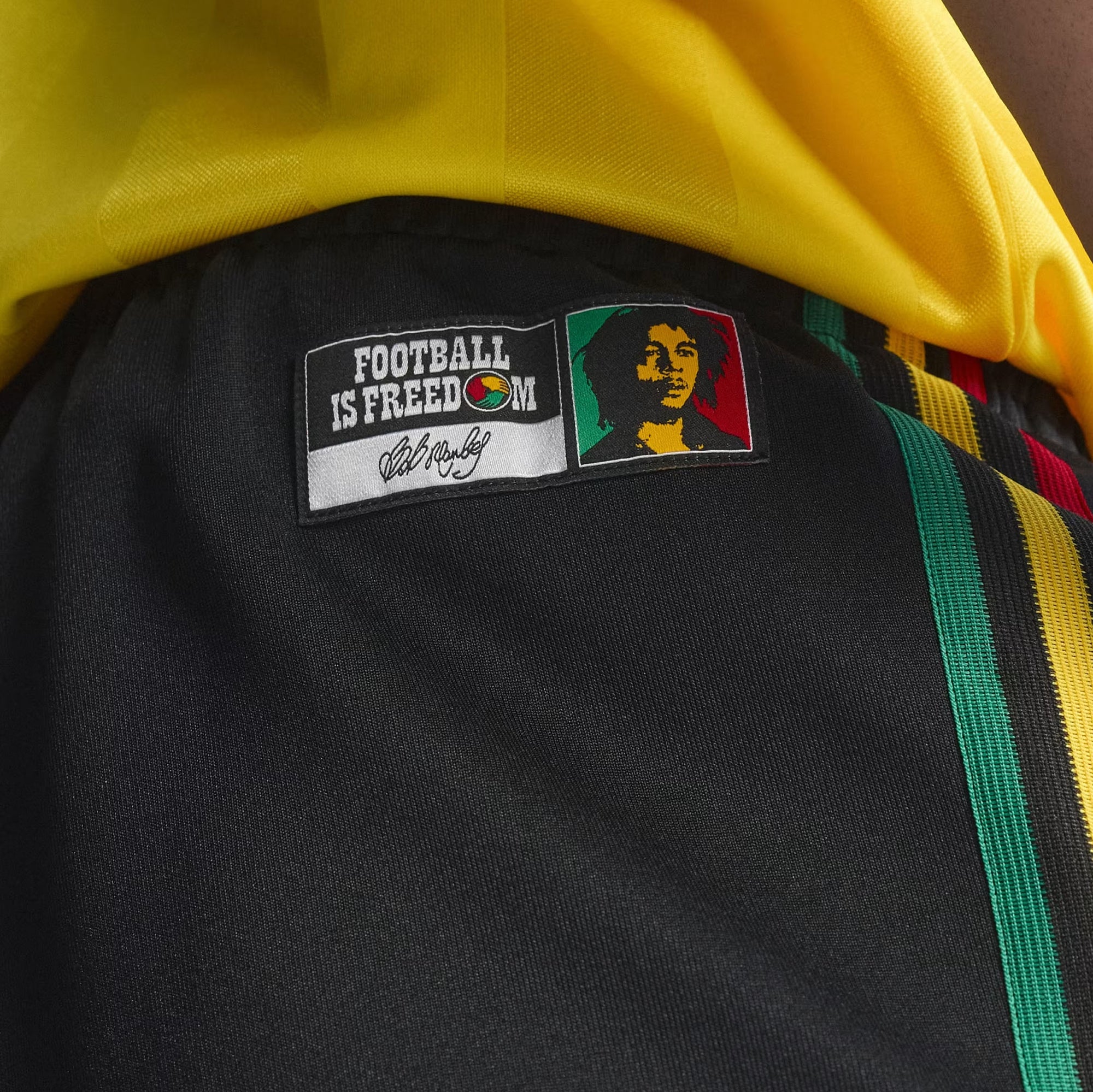 Jamaica X Bob Marley Originals Mens Track Pants Adidas оригінал – Купити в Україні – вид ззаду - ADIDAS
