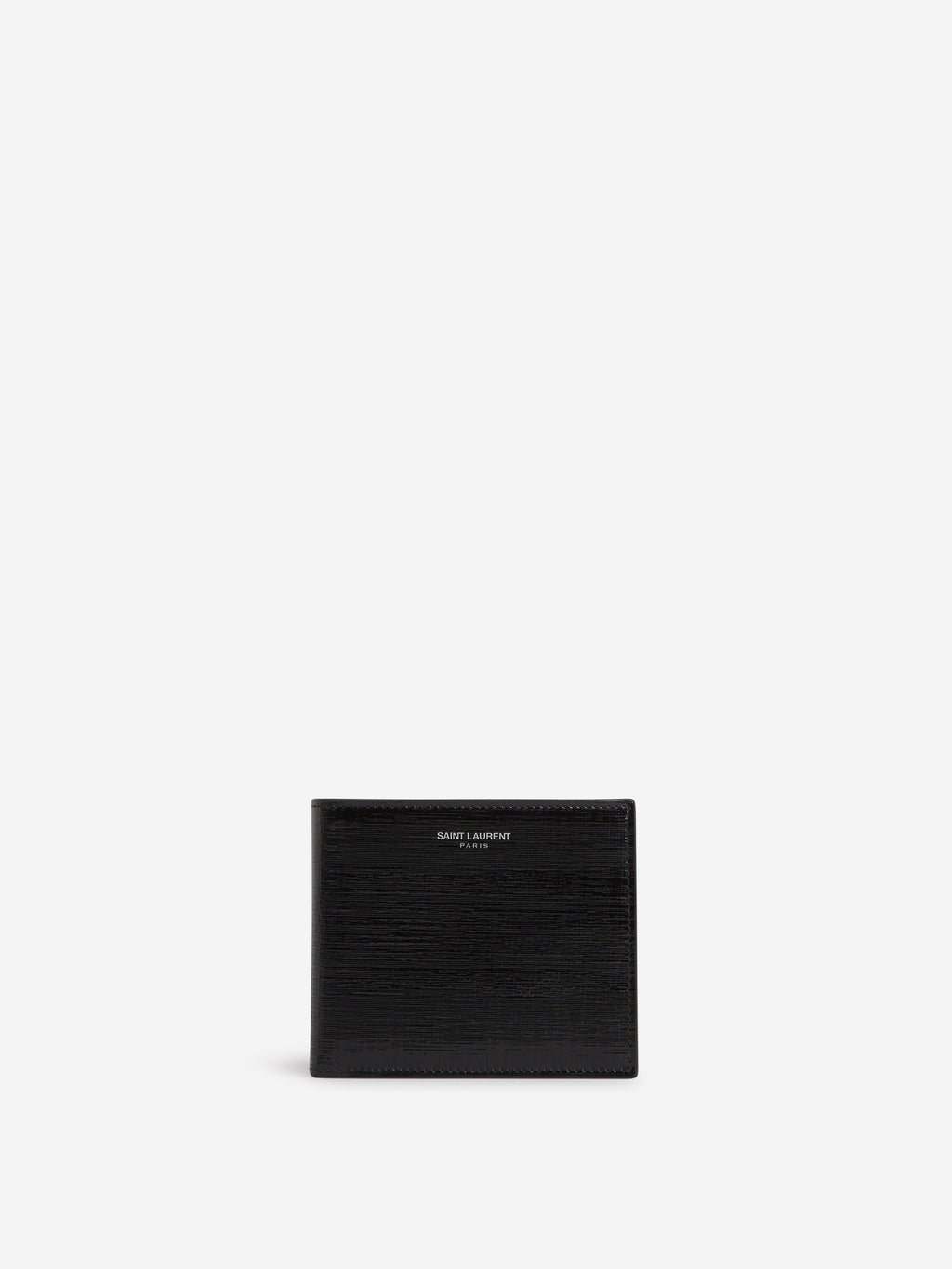 Logo Leather Wallet Saint laurent – Гарантія оригінальності – боковий вид