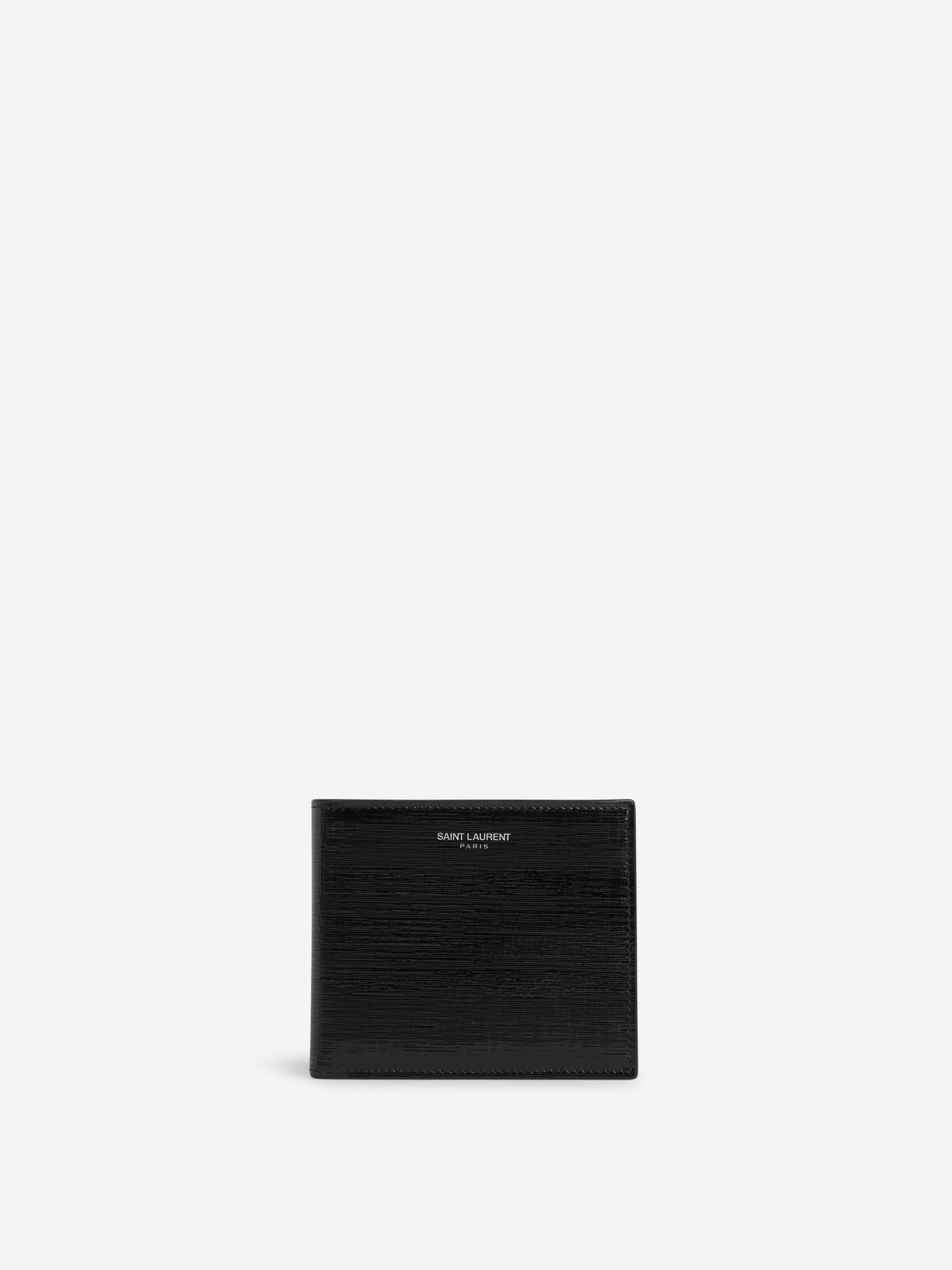 Logo Leather Wallet Saint laurent – Гарантія оригінальності – боковий вид