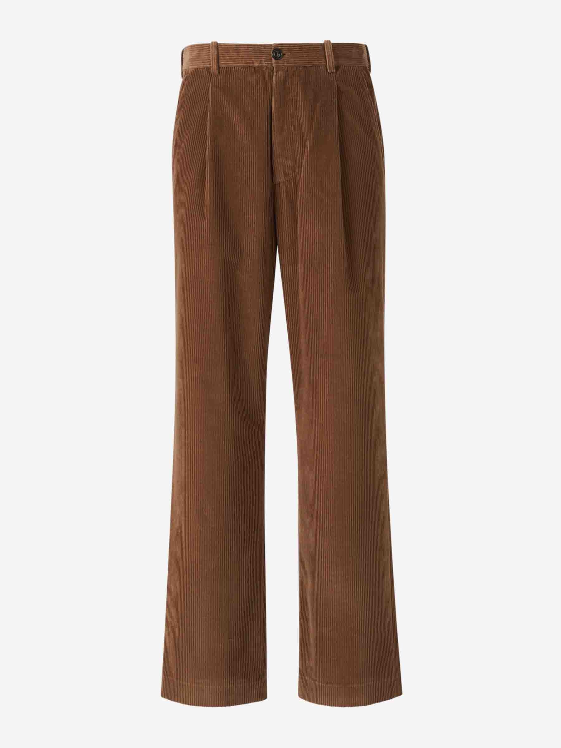 Оригінальна Casual Corduroy Trousers Moncler – боковий вид - MONCLER