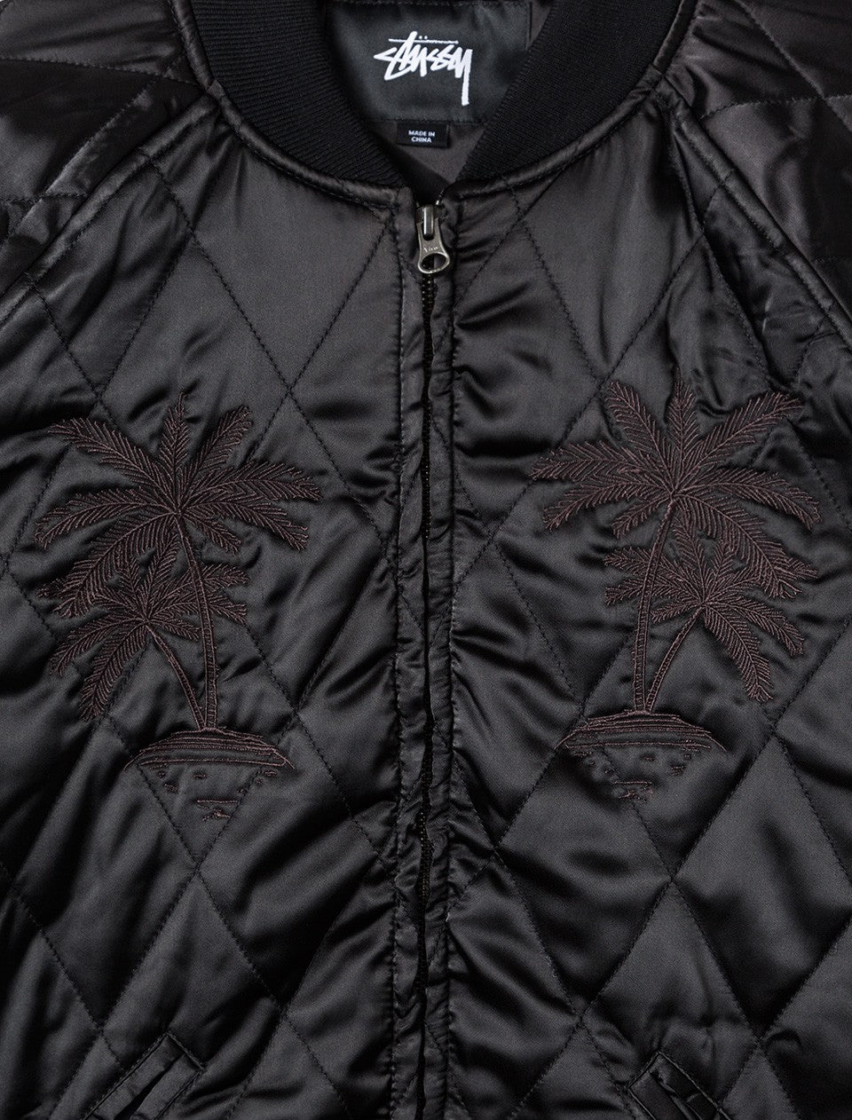 Satin Palm Mens Jacket Stussy оригінал – Купити в Україні – збільшений вид