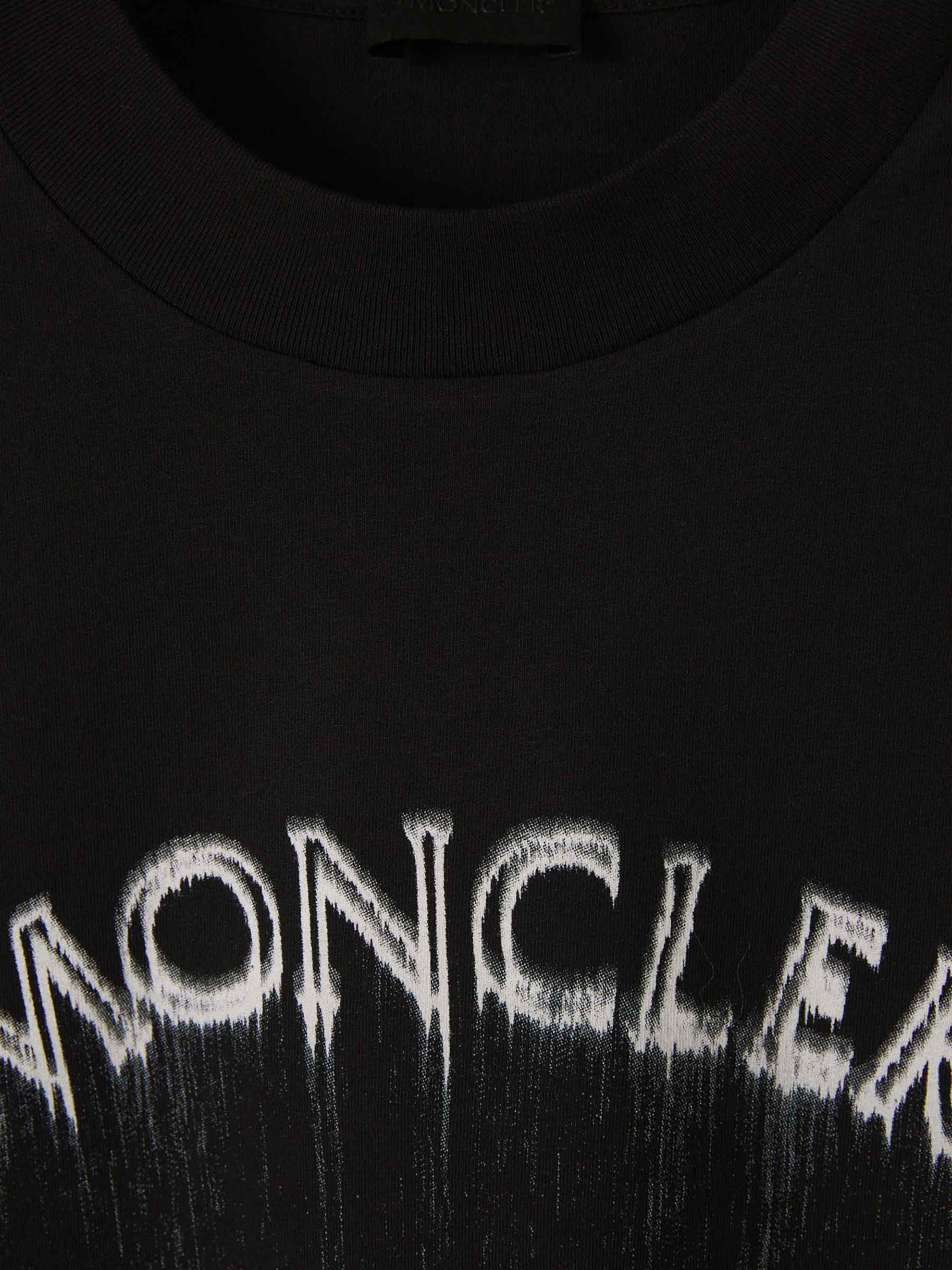 Оригінальна Cotton Printed T-Shirt Moncler – детальний вид