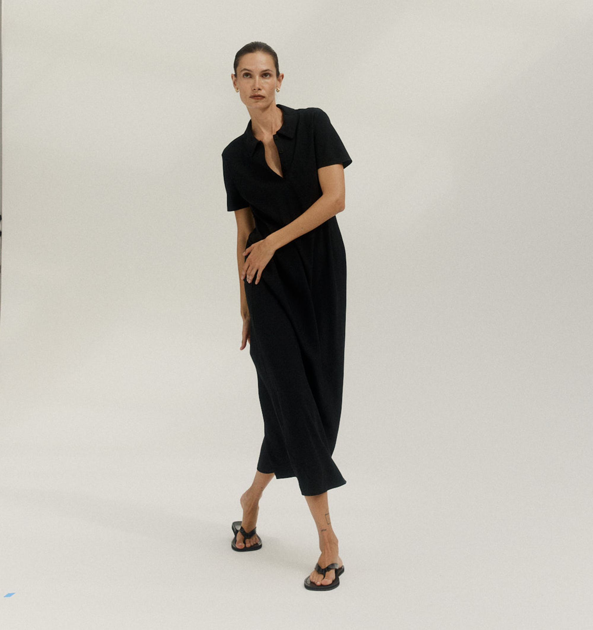 Leather City Flip Flop The row – Гарантія оригінальності – вид ззаду
