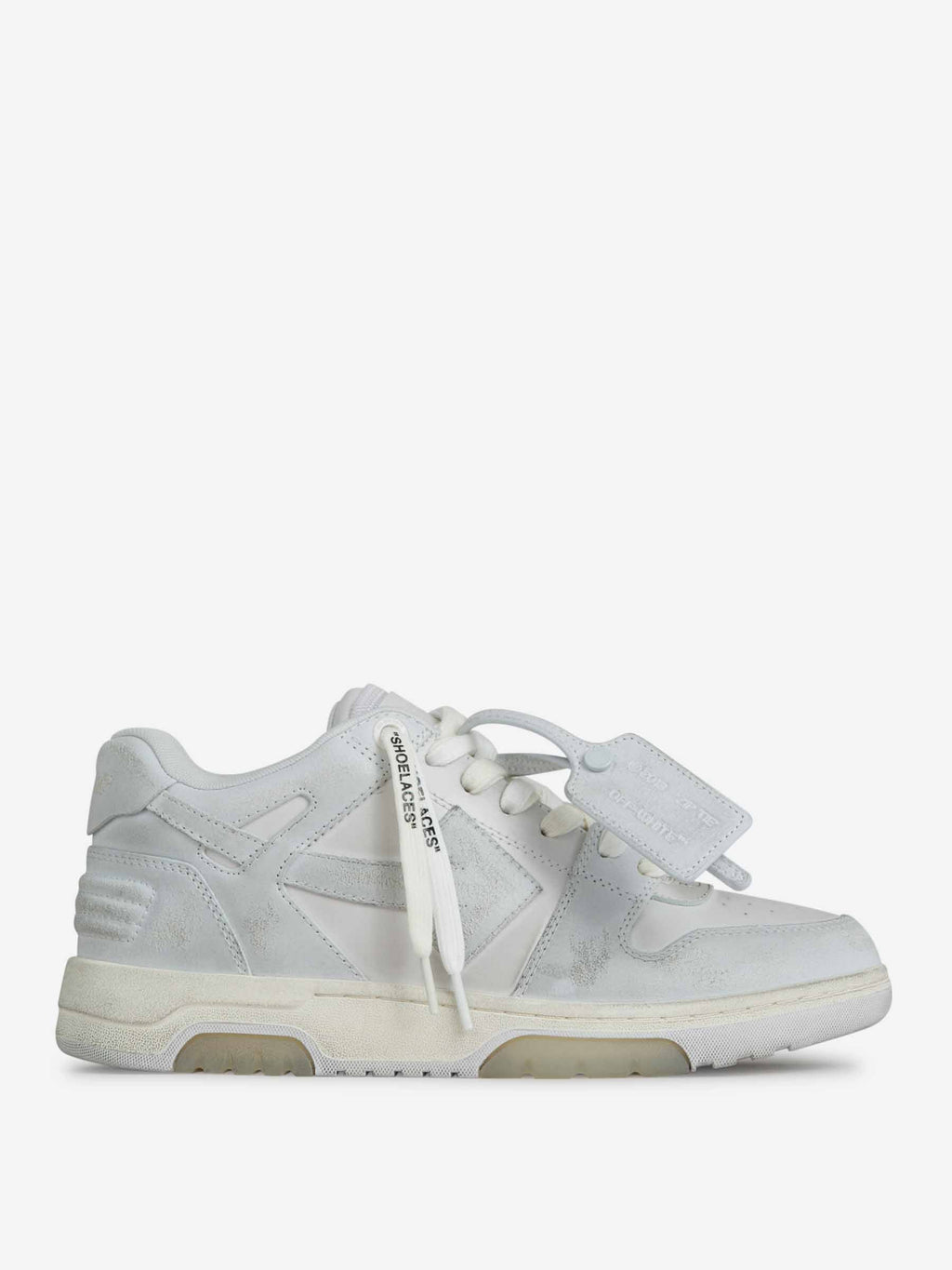 Sneakers Out Of Office Off-white – Гарантія оригінальності – боковий вид