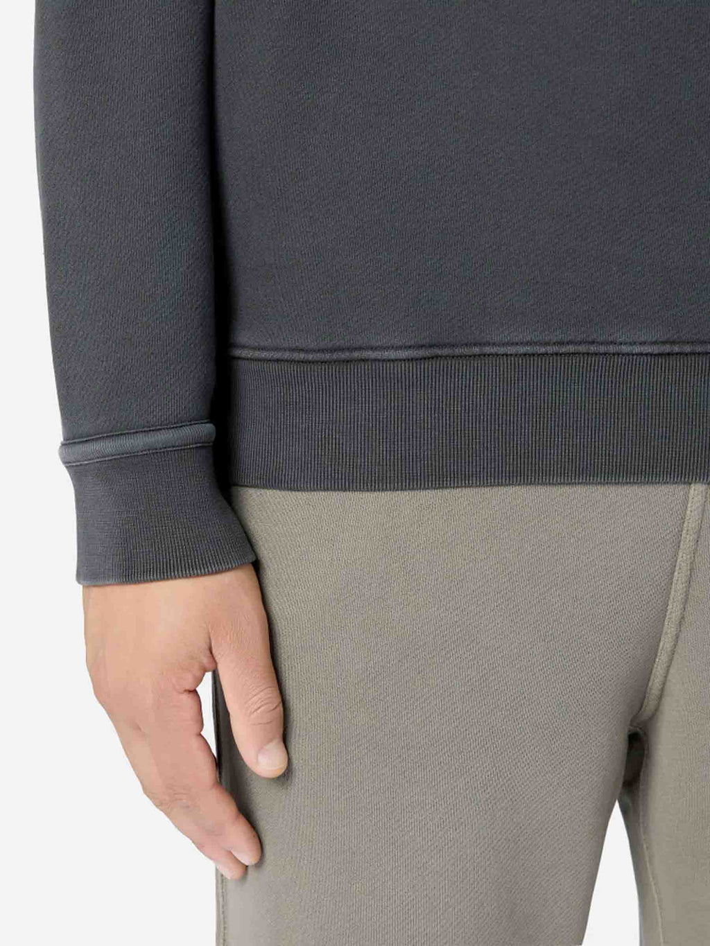 Cotton Logo Sweatshirt Stone island – Гарантія оригінальності – збільшений вид