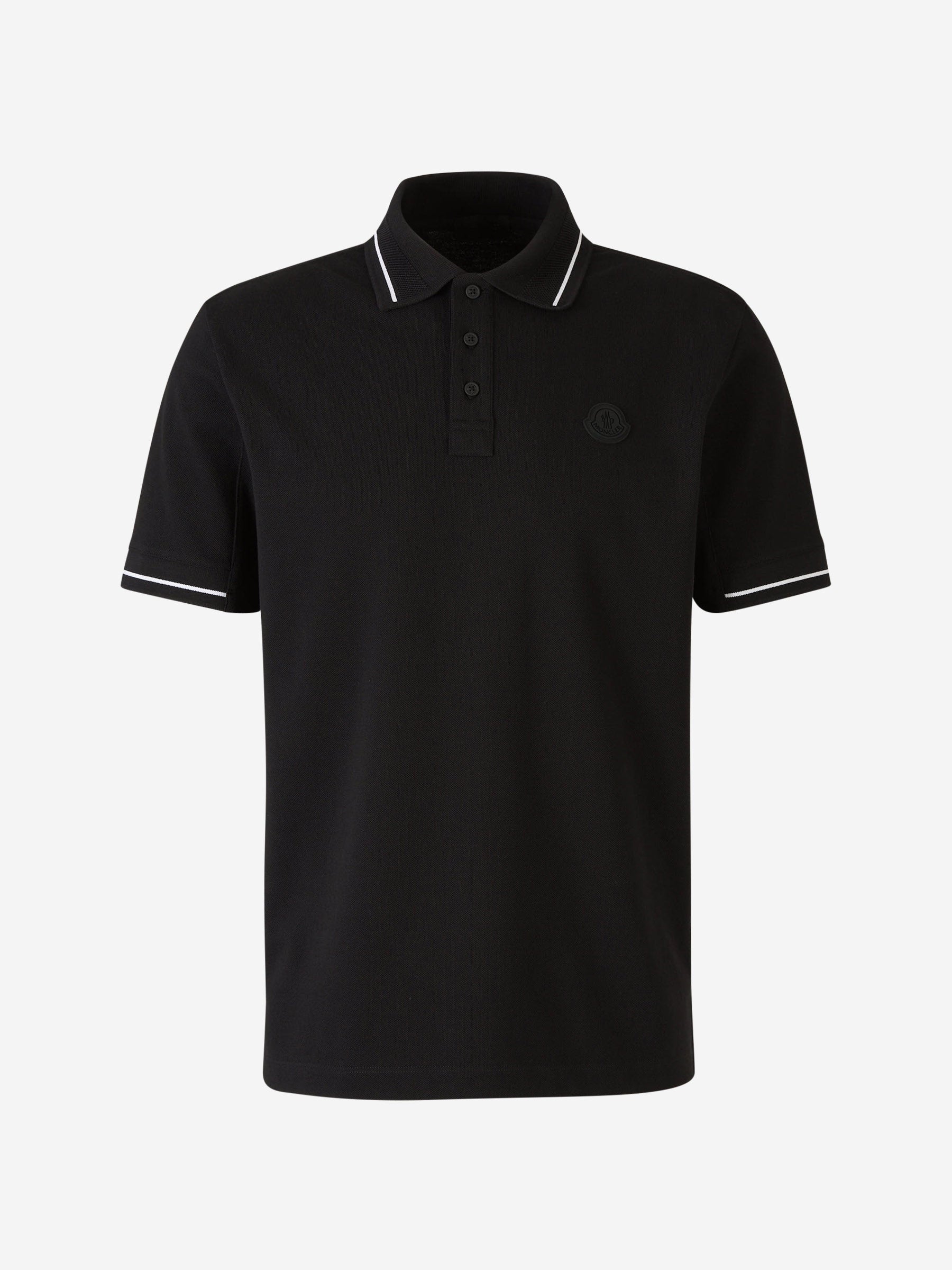 Logo Pique Polo Moncler оригінал – Купити в Україні – боковий вид