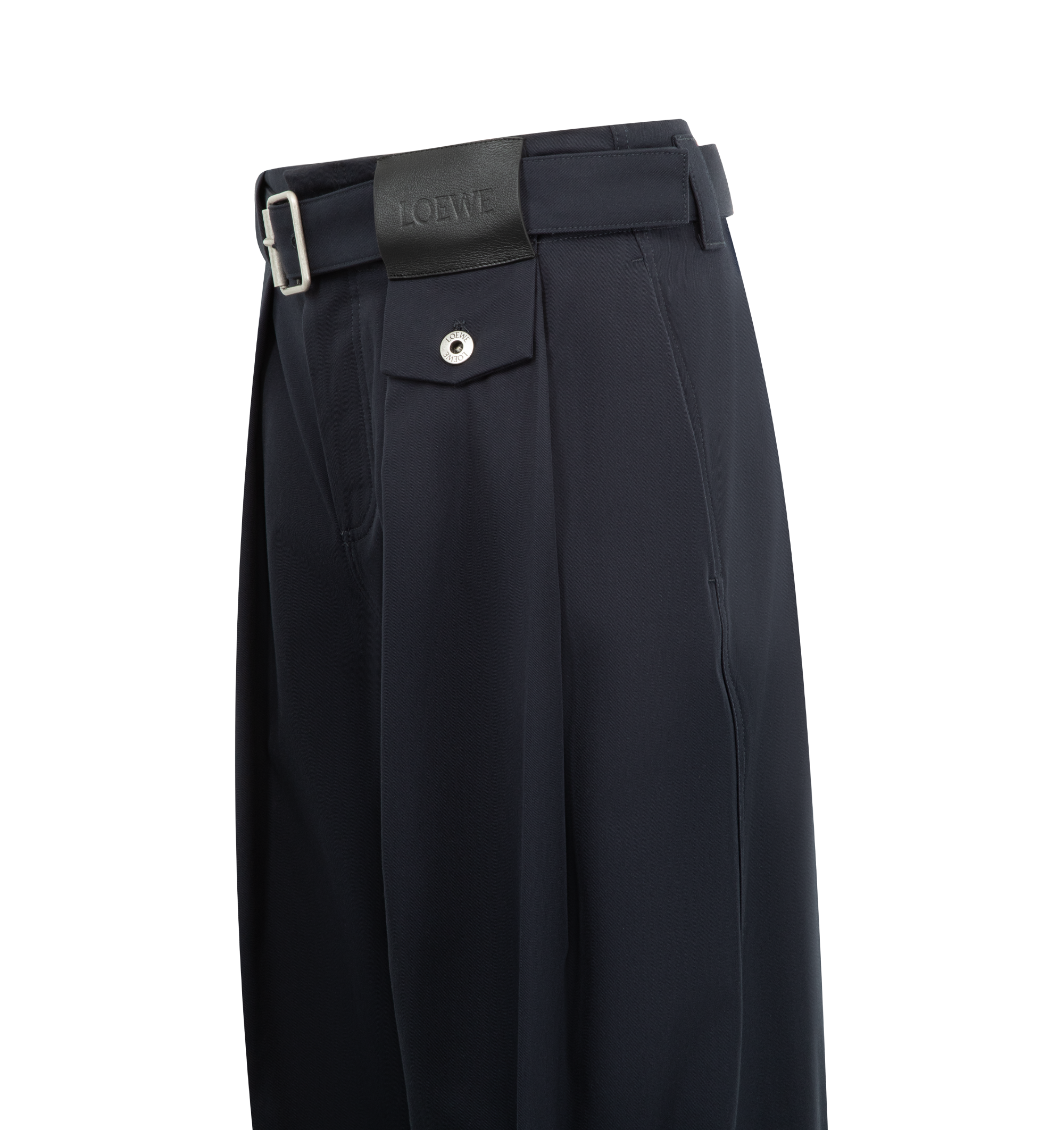 Cotton And Silk Trousers Loewe – Гарантія оригінальності – детальний вид