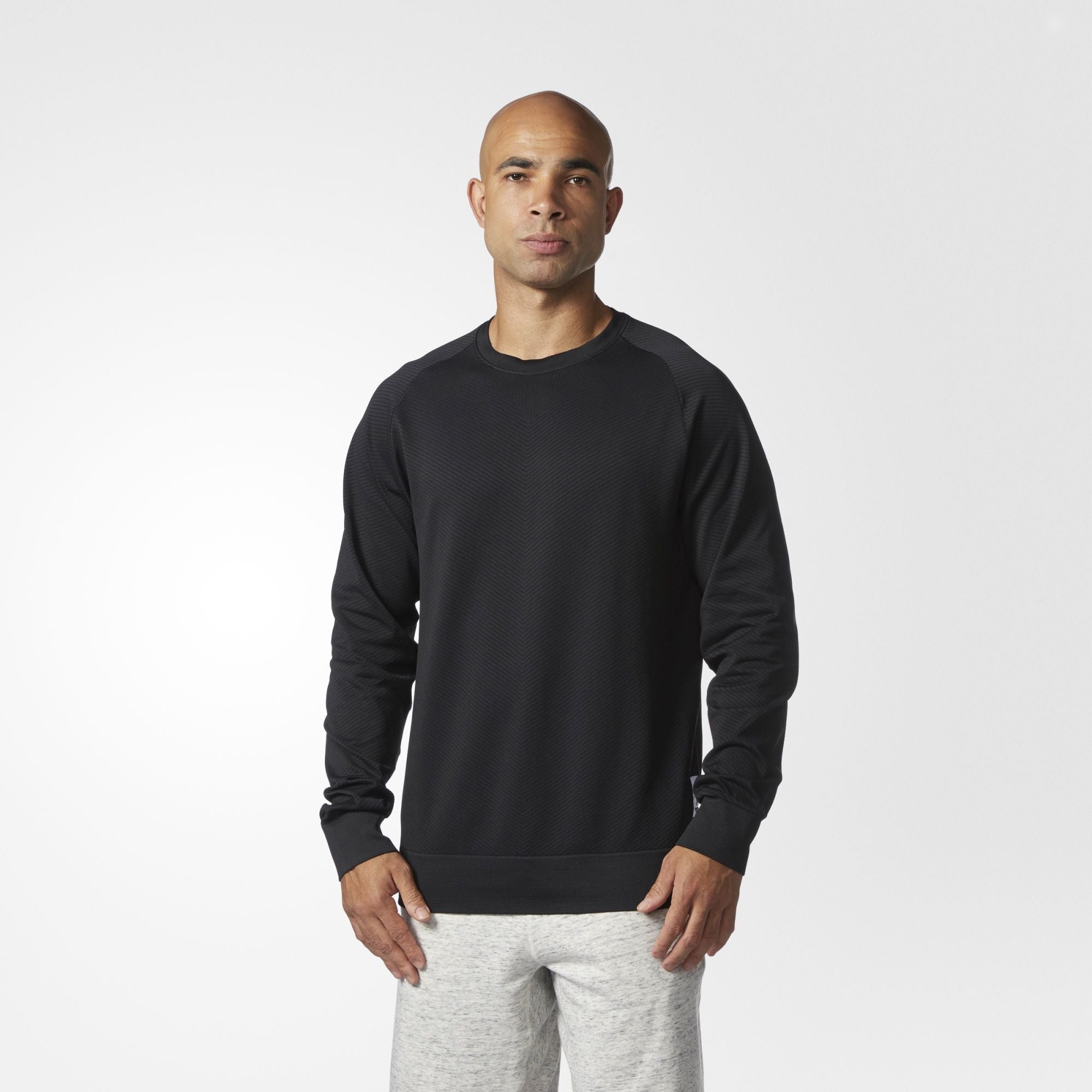 Athletics X Reigning Champ Seamless Crew Sweatshirt Mens Black Adidas оригінал – Купити в Україні – детальний вид