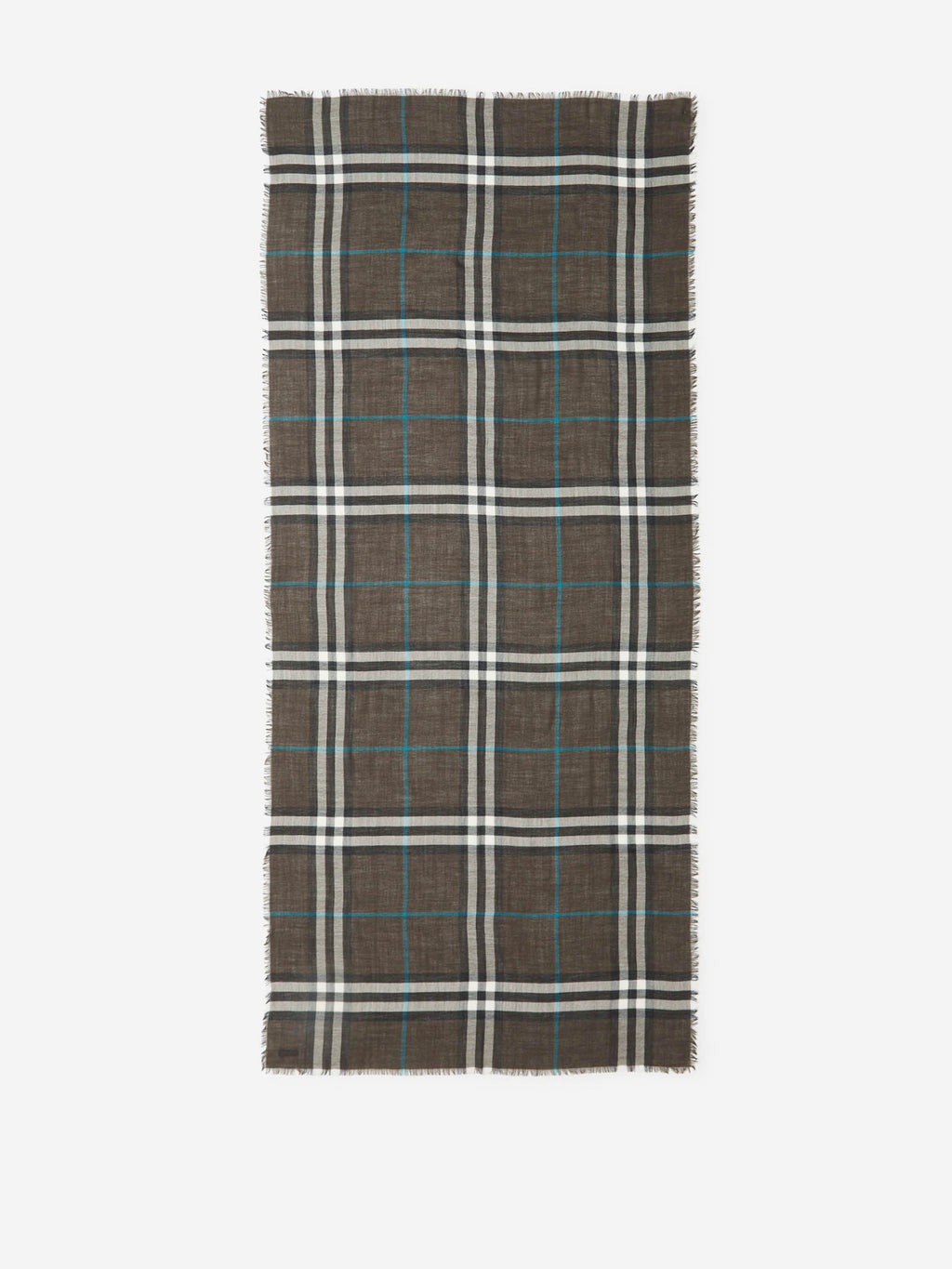 Checkered Motif Scarf Burberry – Гарантія оригінальності – вид ззаду