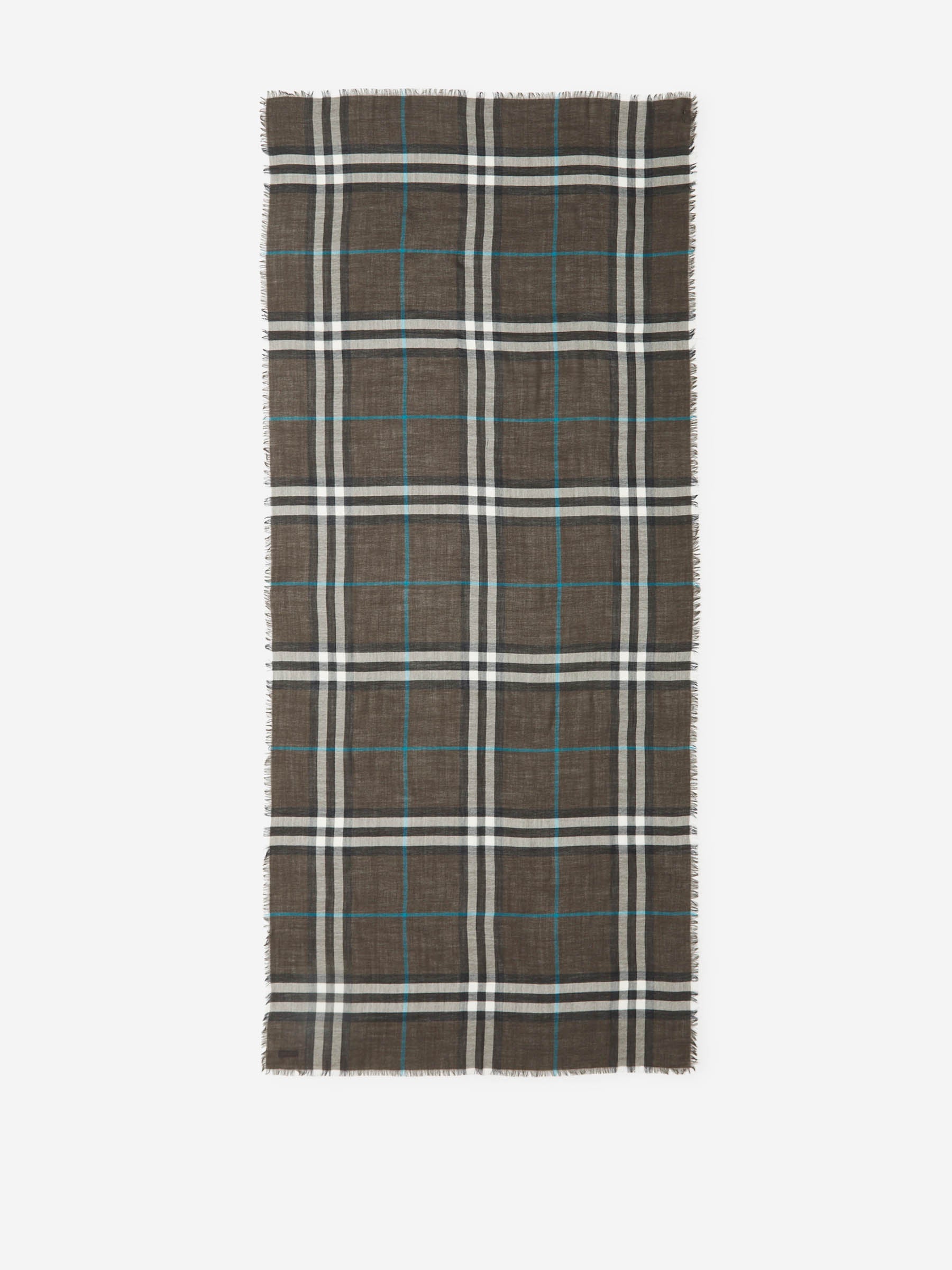 Checkered Motif Scarf Burberry – Гарантія оригінальності – вид ззаду