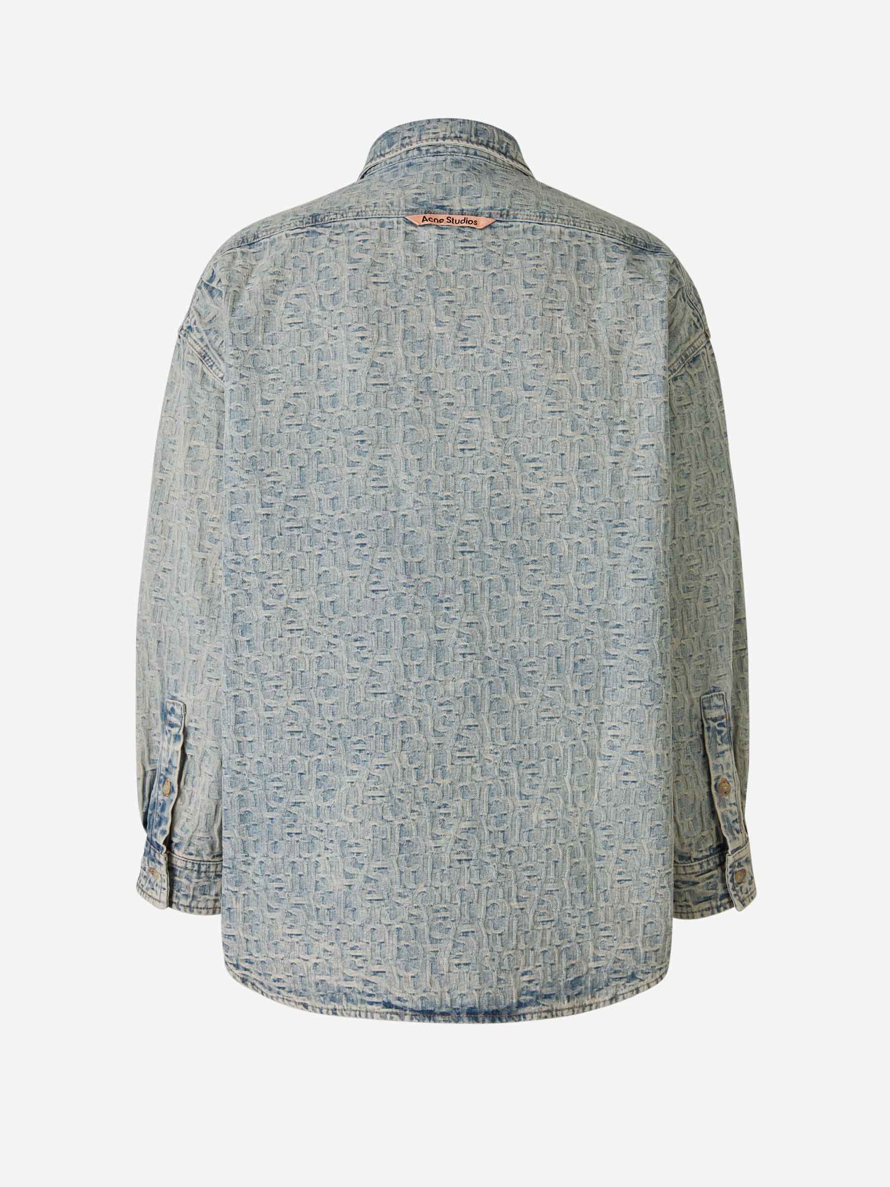 Cotton Denim Overshirt Acne studios – Гарантія оригінальності – вид ззаду