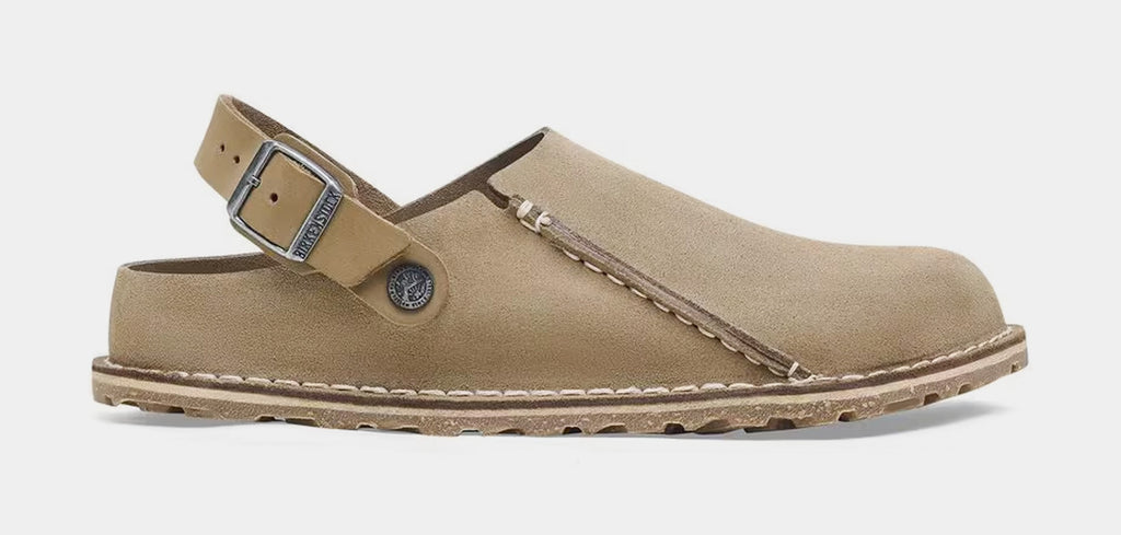 Lutry Premium Suede Mens Sandals Birkenstock – Гарантія оригінальності – боковий вид