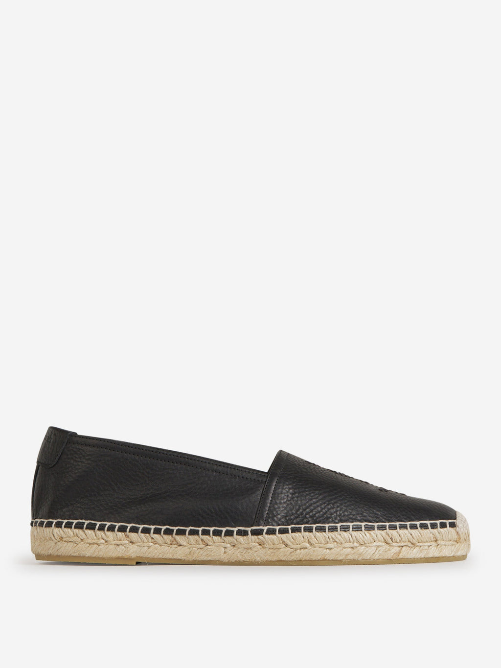 Toscano Volanato Leather Espadrilles Saint laurent оригінал – Купити в Україні – боковий вид