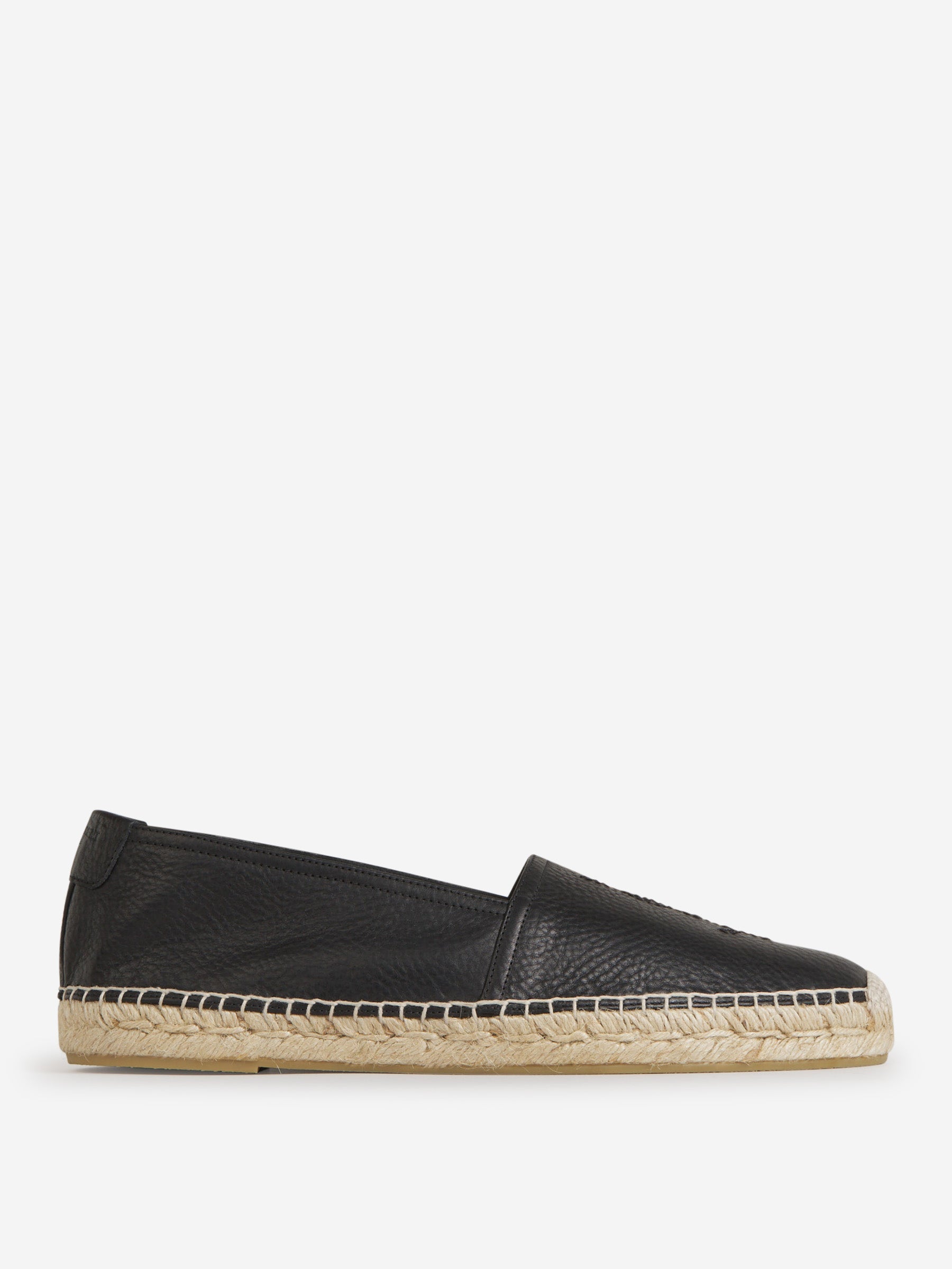 Toscano Volanato Leather Espadrilles Saint laurent оригінал – Купити в Україні – боковий вид