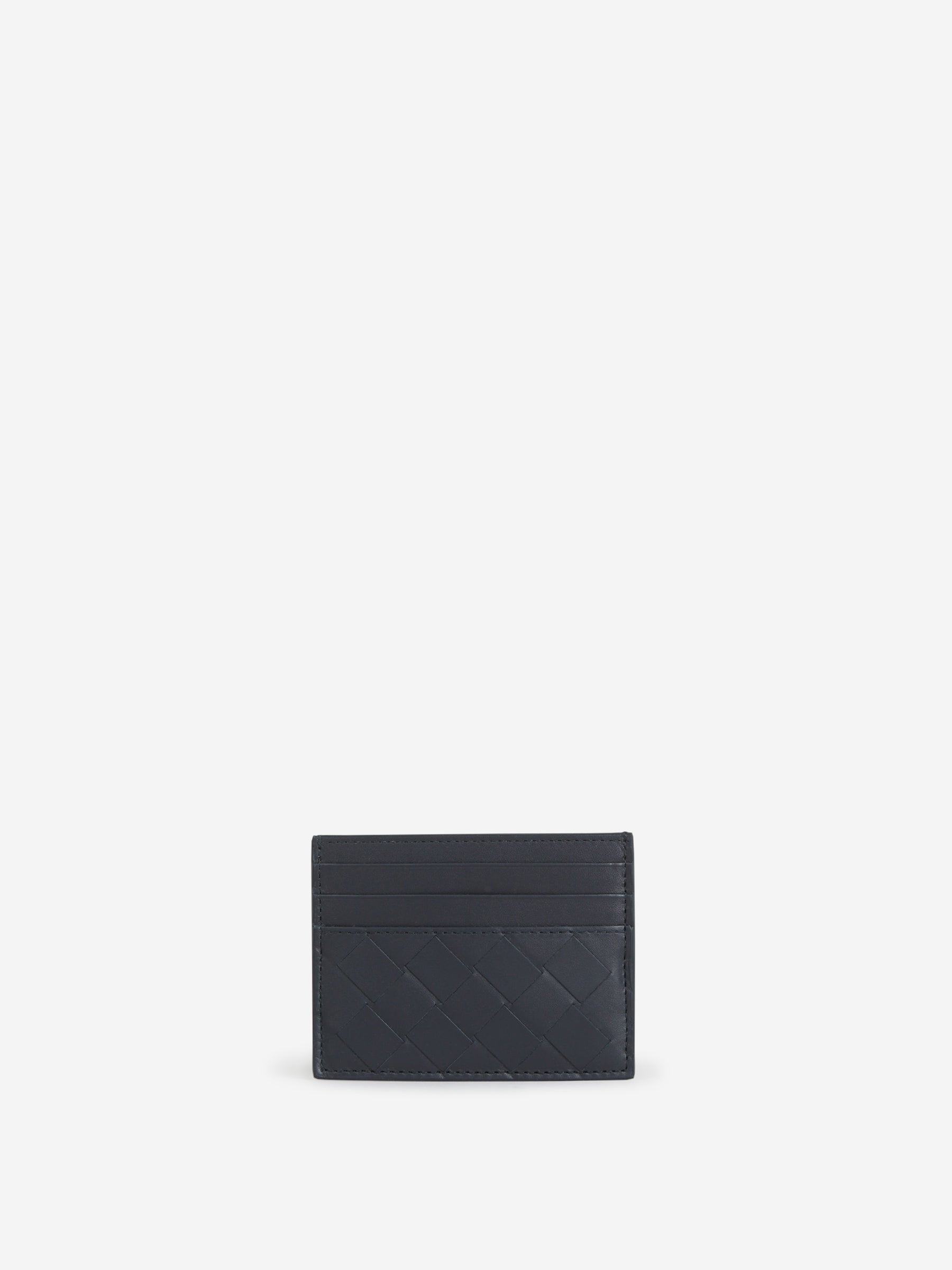 Intrecciato Leather Card Holder Bottega veneta оригінал – Купити в Україні – боковий вид
