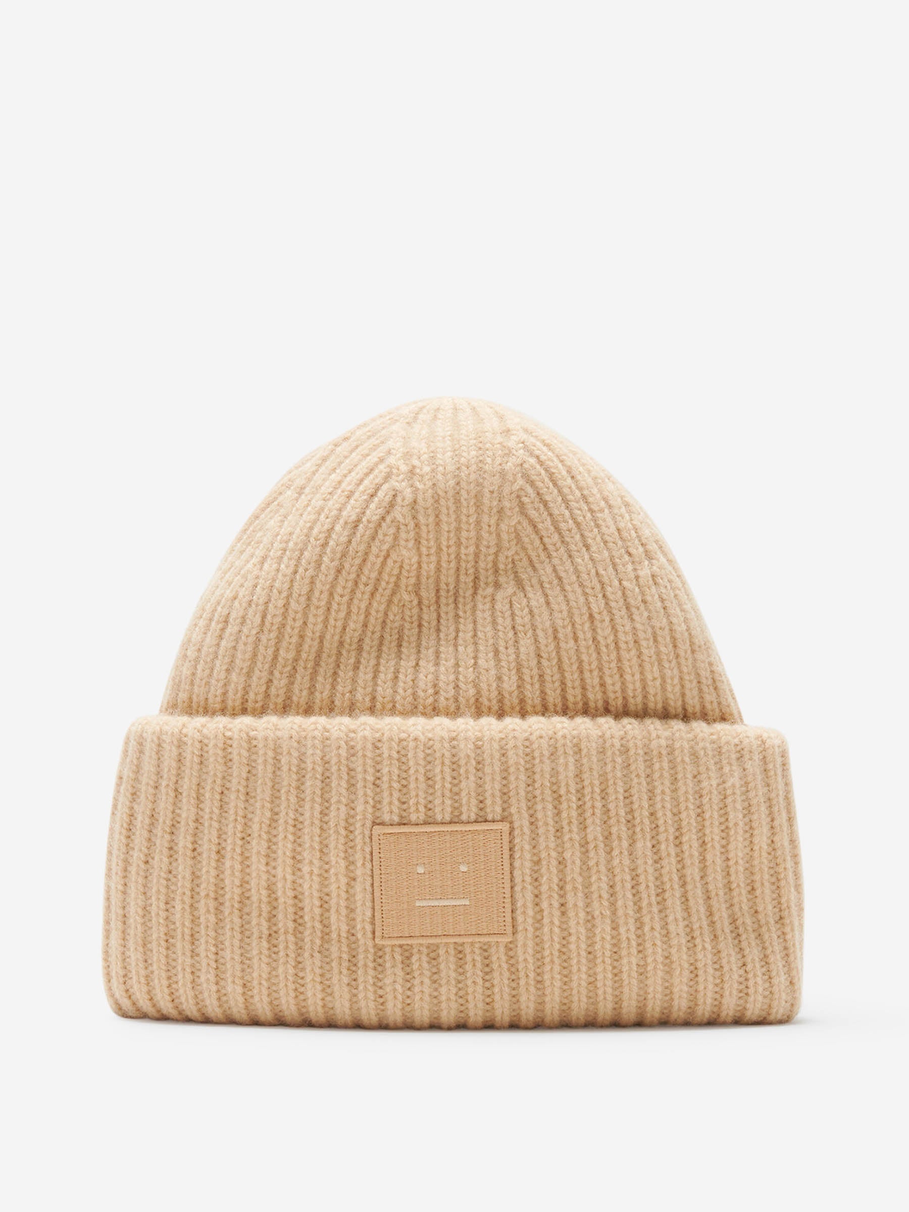 Big Logo Knitted Hat Acne studios оригінал – Купити в Україні – боковий вид