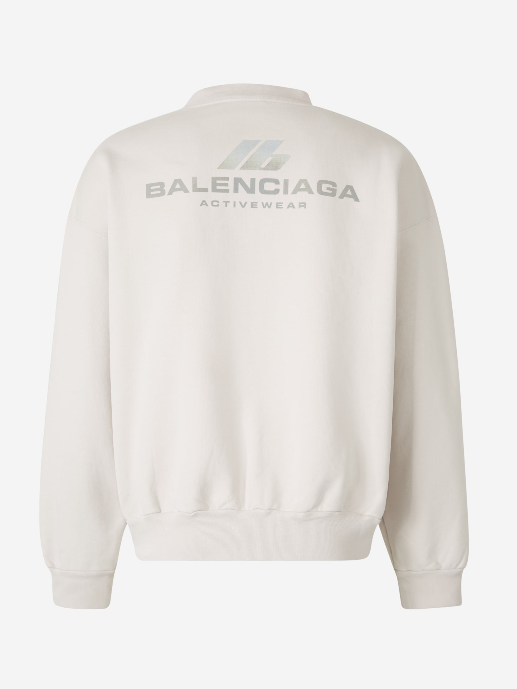 Оригінальна Cotton Logo Sweatshirt Balenciaga – вид ззаду