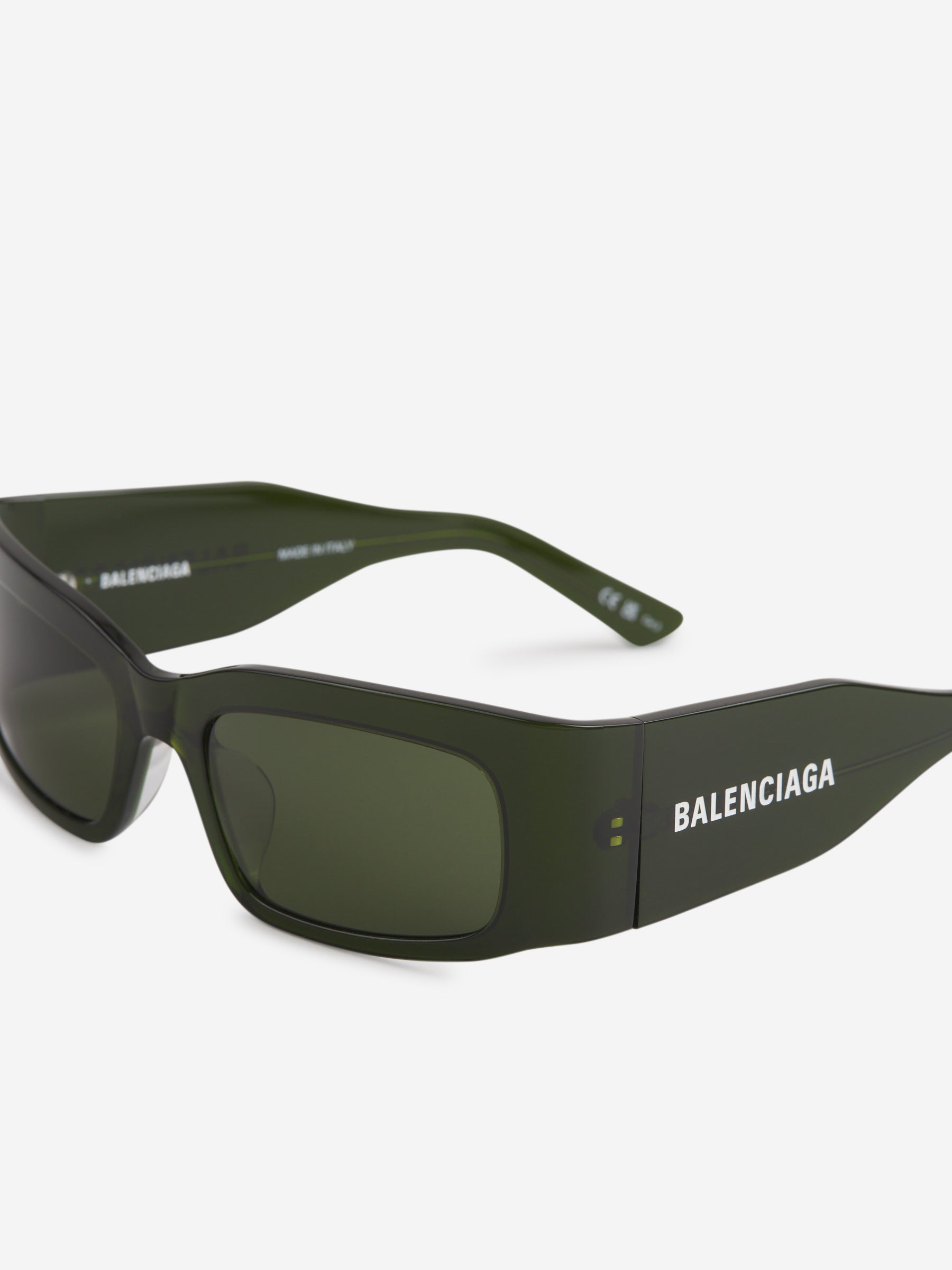 Rectangular Logo Sunglasses Balenciaga – Гарантія оригінальності – детальний вид