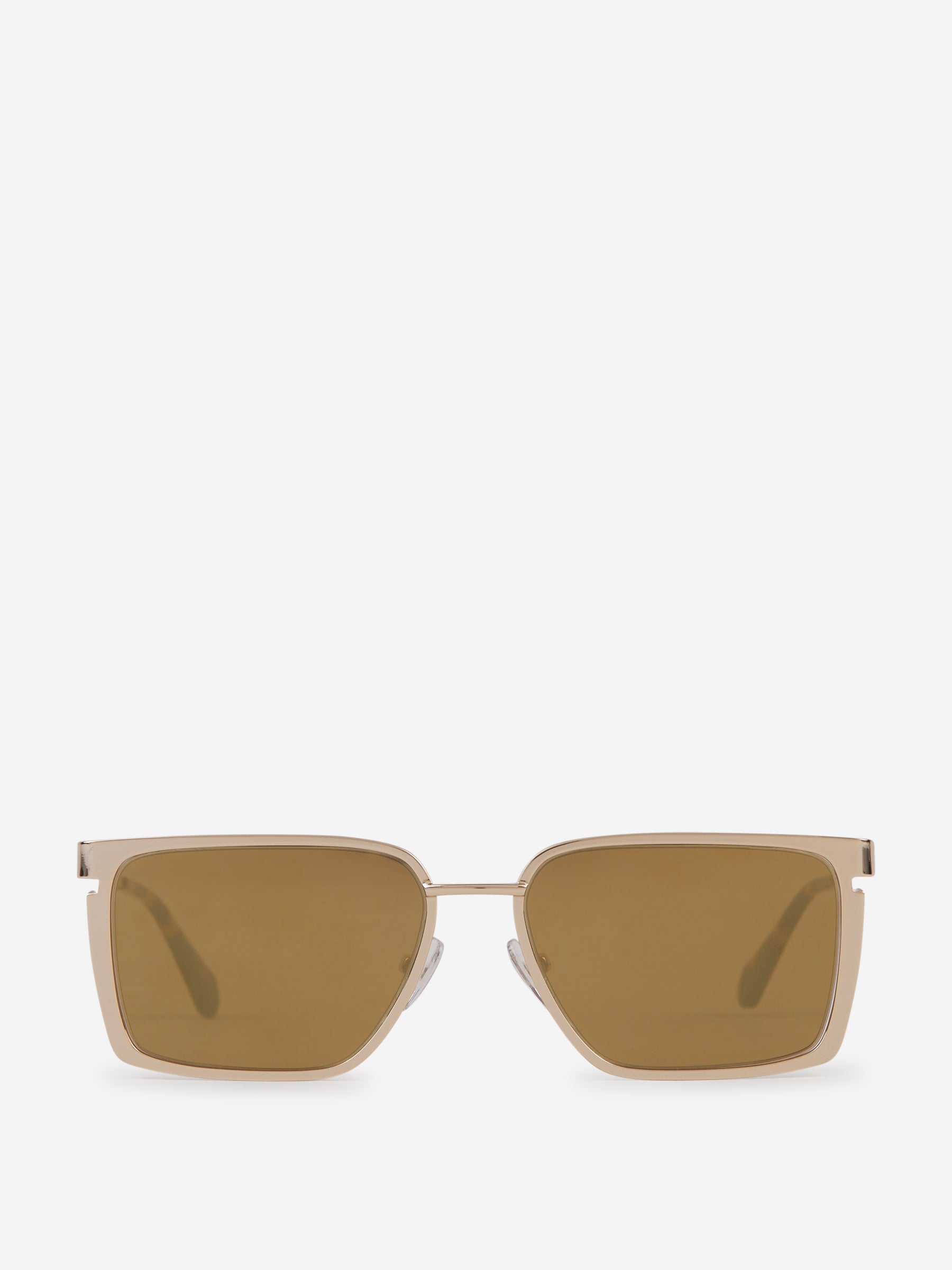 Rectangular Yoder Sunglasses Off-white – Гарантія оригінальності – боковий вид