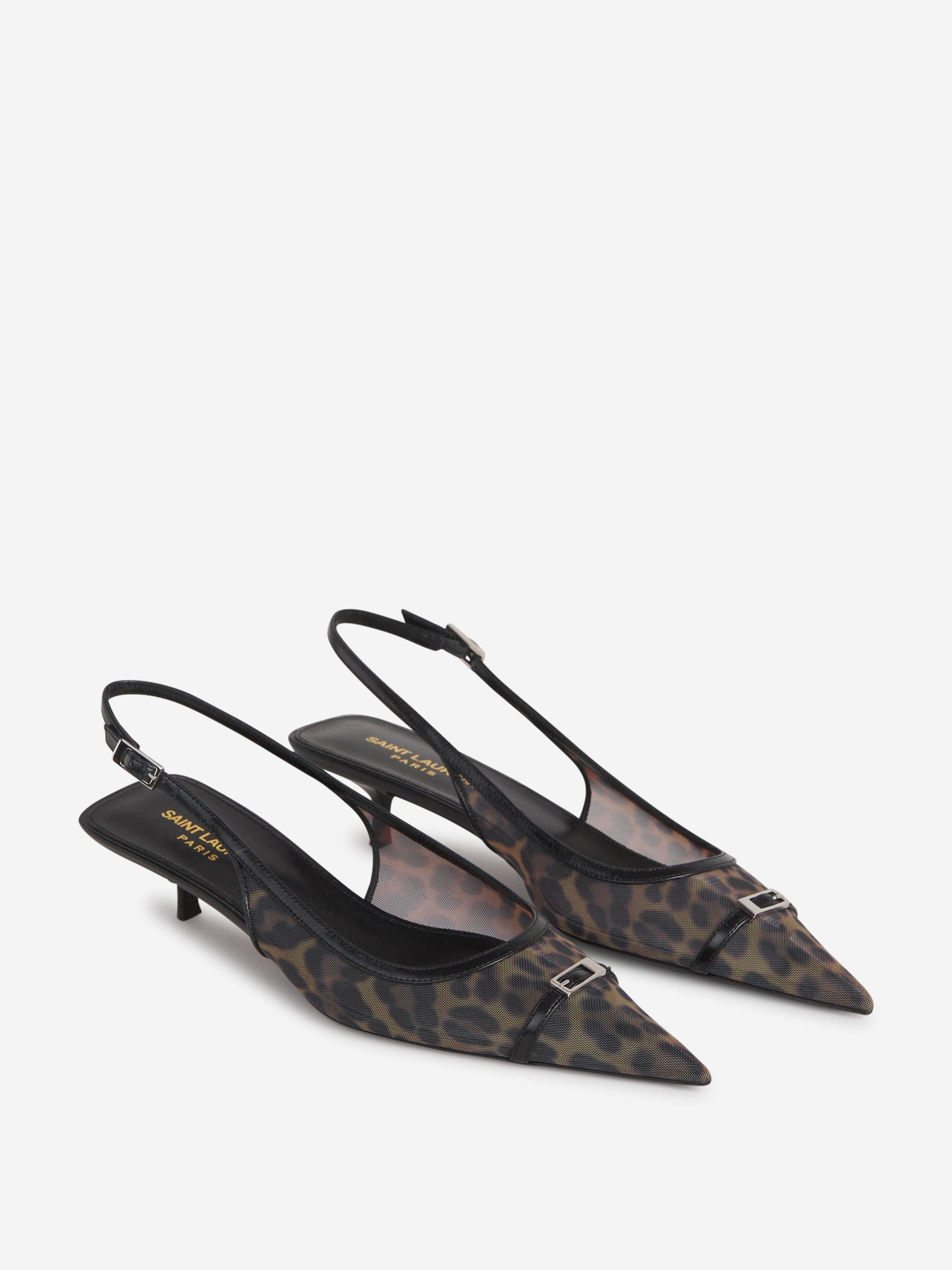 Oxalis Heeled Shoes Saint laurent – Гарантія оригінальності – вид ззаду