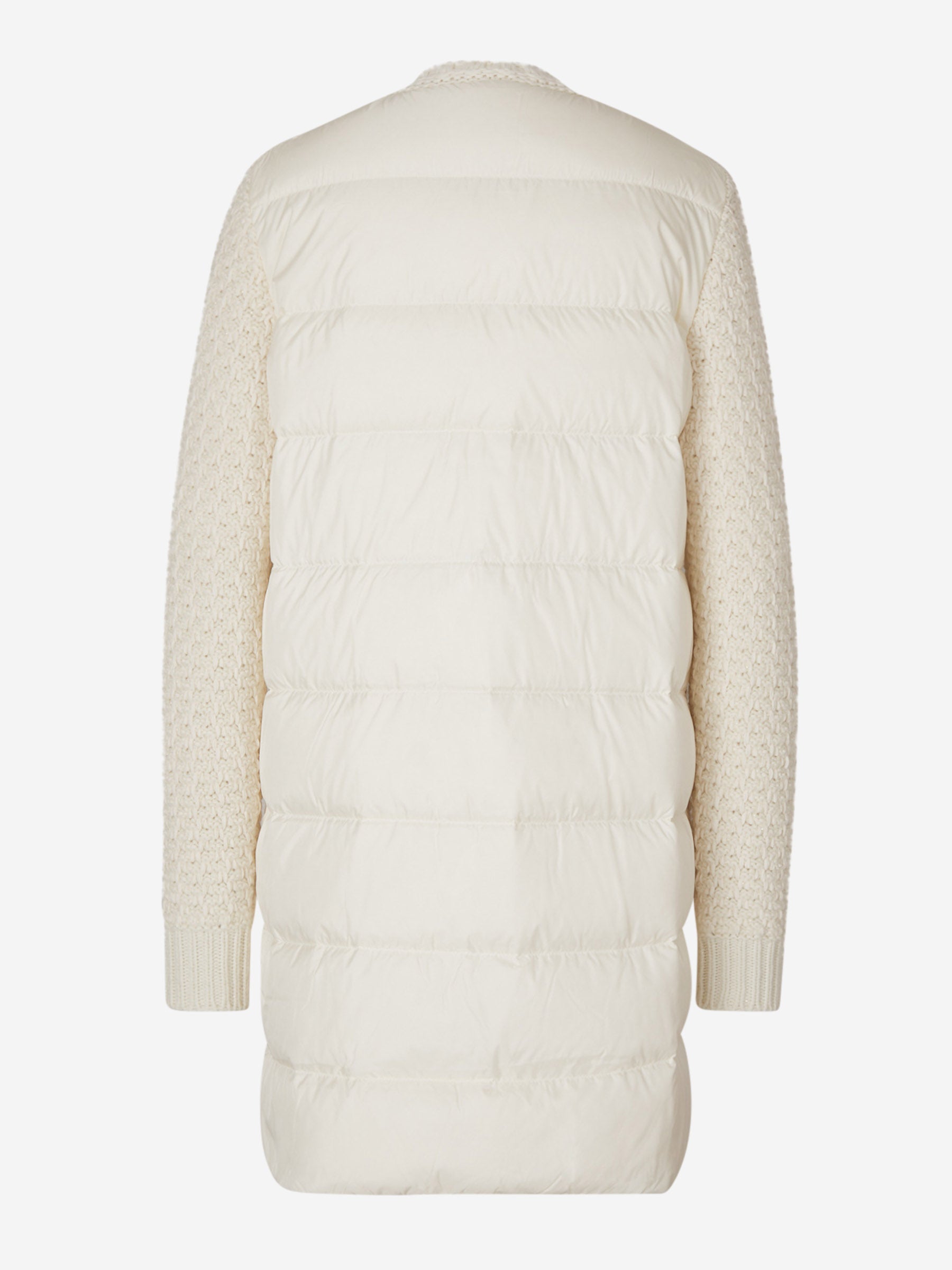 Logo Quilted Cardigan Moncler – Гарантія оригінальності – вид ззаду - MONCLER