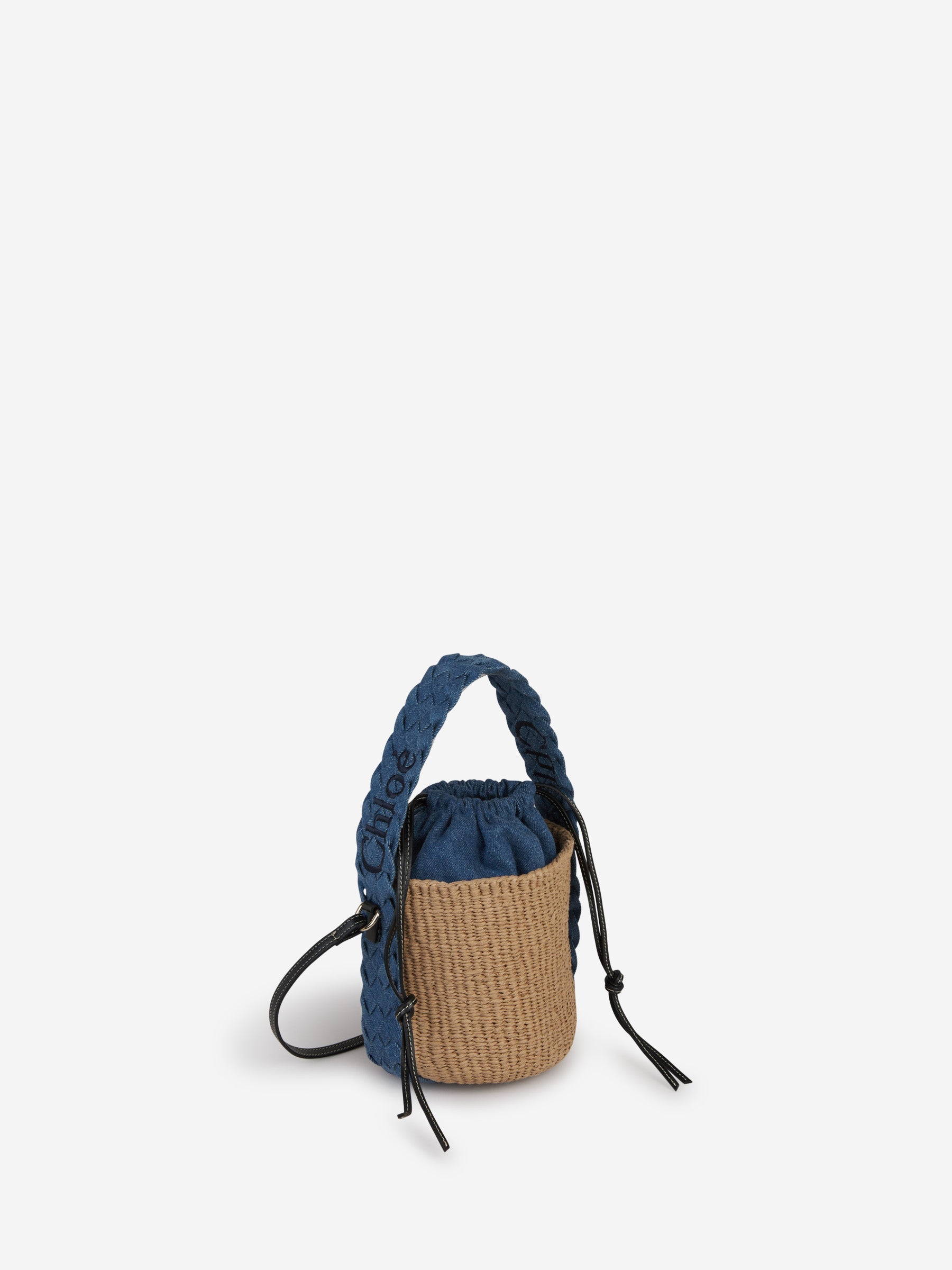 Оригінальна Raffia Mini Woody Bag Chloe – вид ззаду