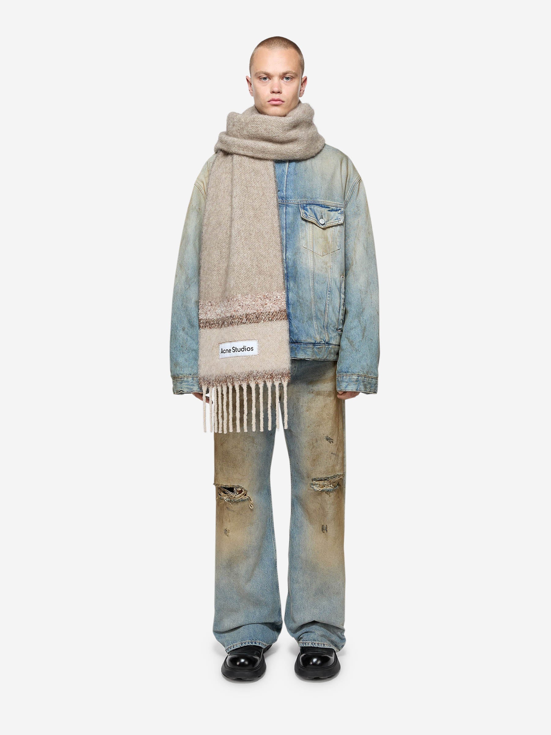 Mohair Logo Scarf Acne studios оригінал – Купити в Україні – детальний вид