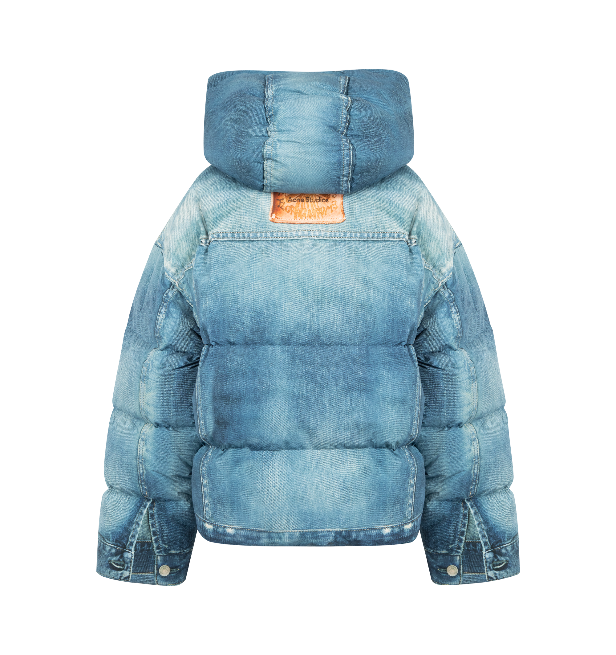 Оригінальна Puffer Down Jacket Acne studios – вид ззаду