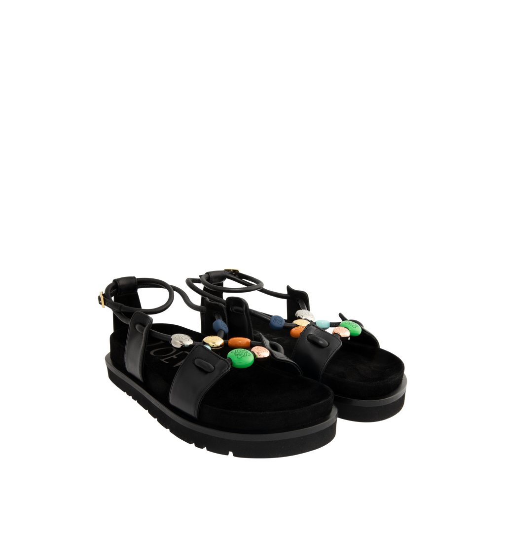 Pebble Beads Fussbett Sandal Loewe – Гарантія оригінальності – вид ззаду