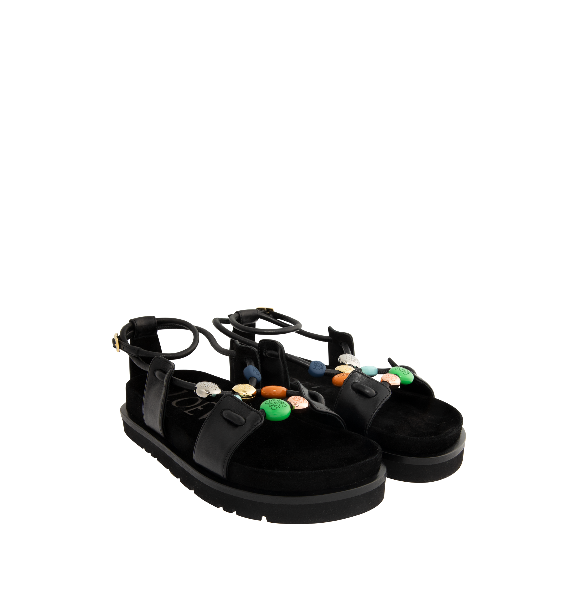 Pebble Beads Fussbett Sandal Loewe – Гарантія оригінальності – вид ззаду