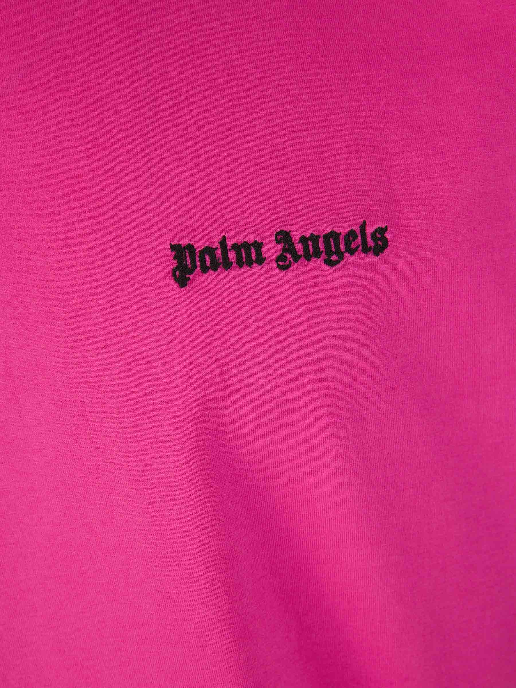 Оригінальна Logo Cotton T-Shirt Palm angels – збільшений вид