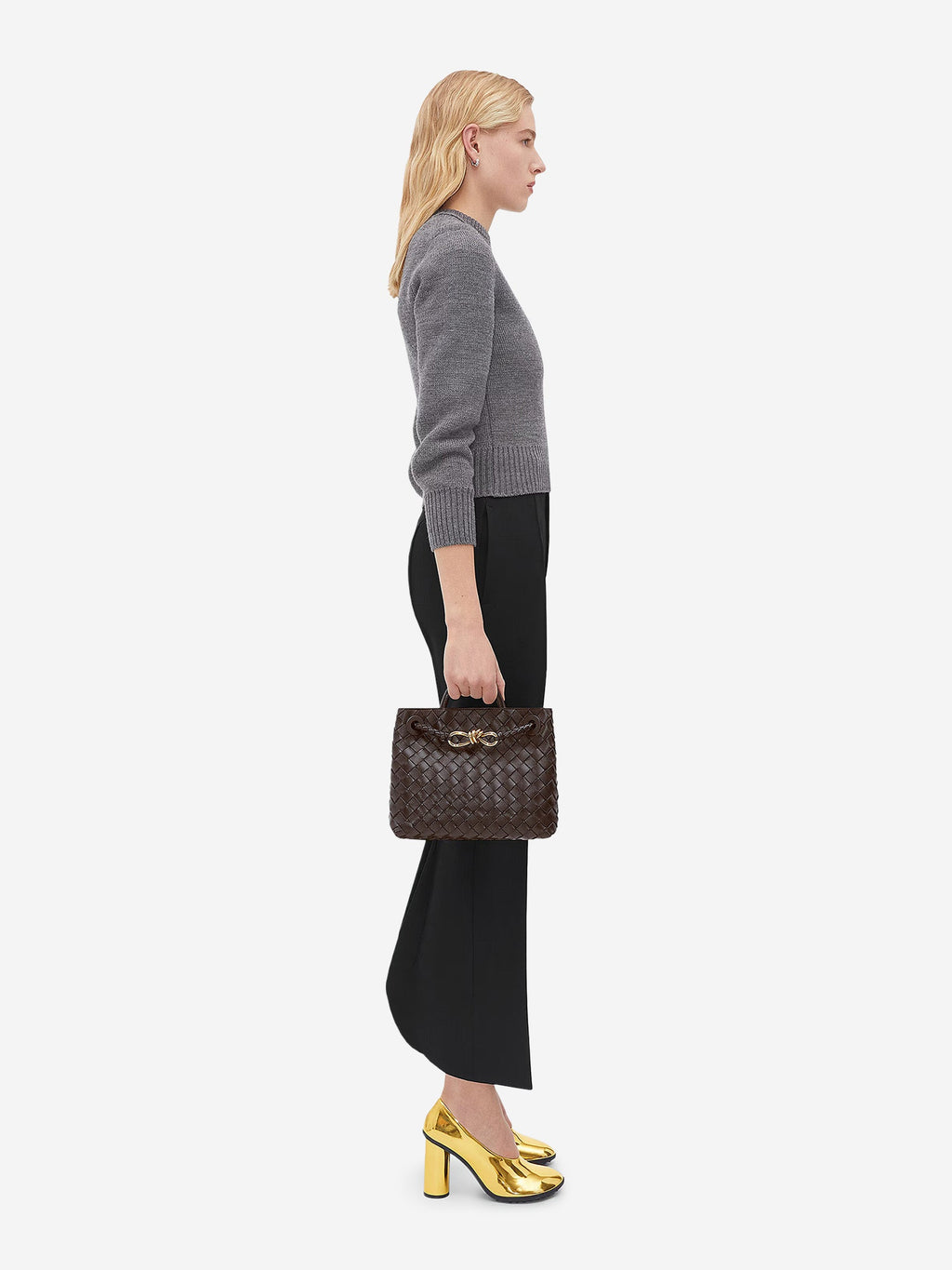 Andiamo S Shoulder Bag Bottega veneta оригінал – Купити в Україні – детальний вид