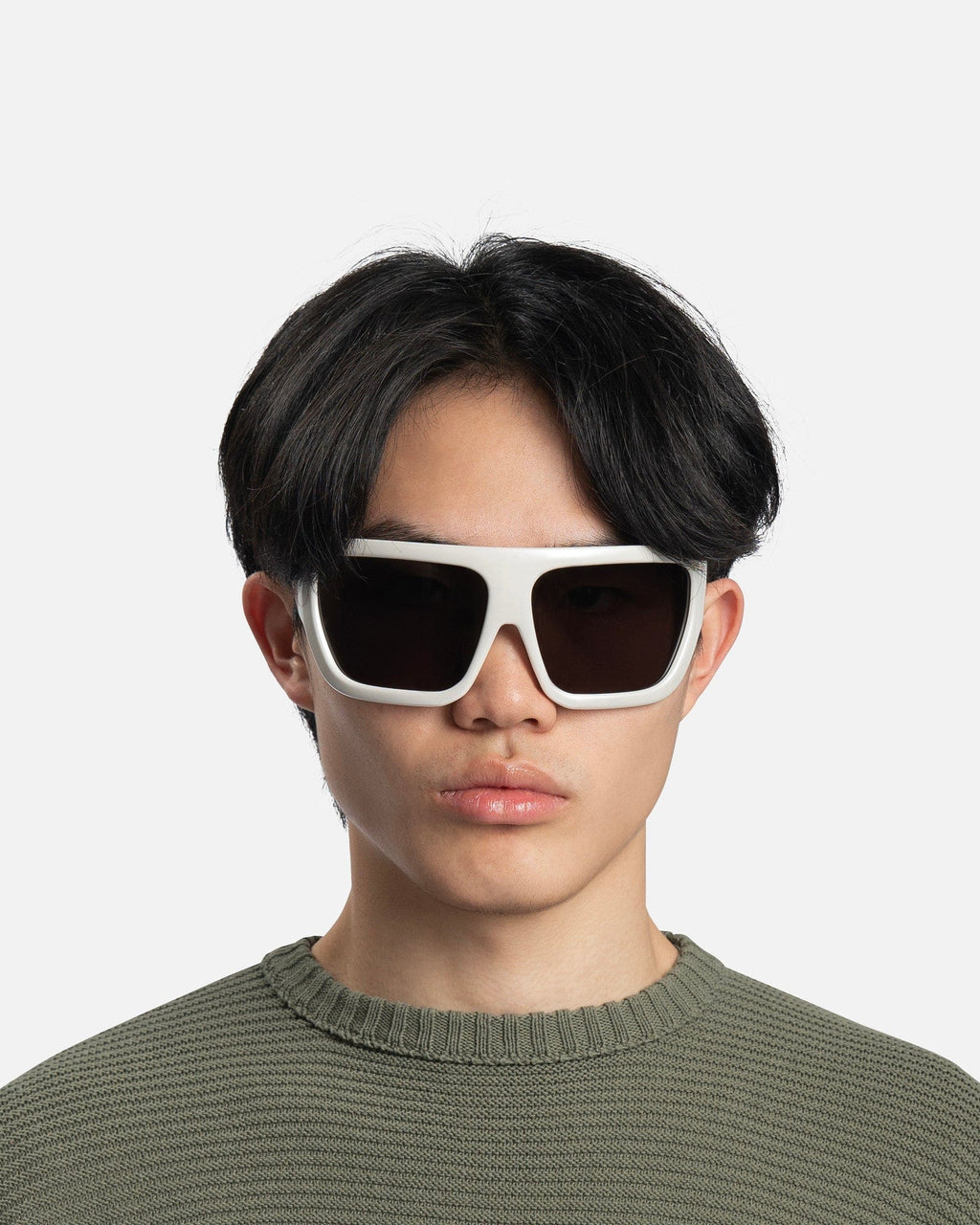 Davis Sunglasses In Pearl Temple Rick owens оригінал – Купити в Україні – боковий вид