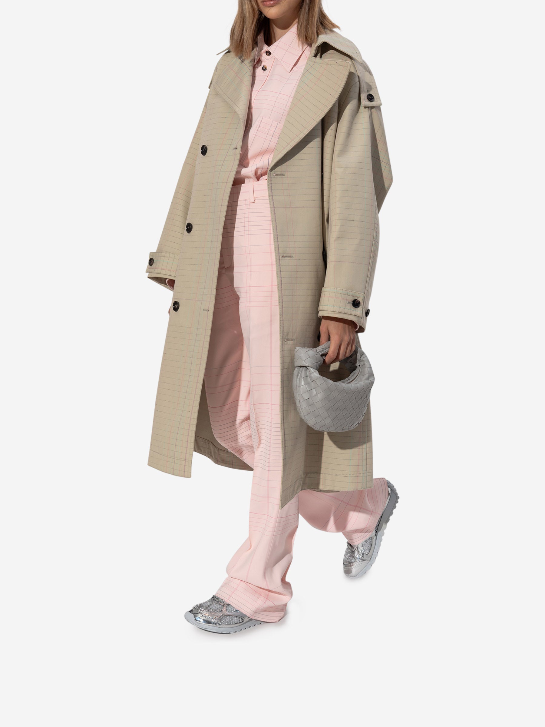 Checkered Pattern Trousers Bottega veneta оригінал – Купити в Україні – збільшений вид