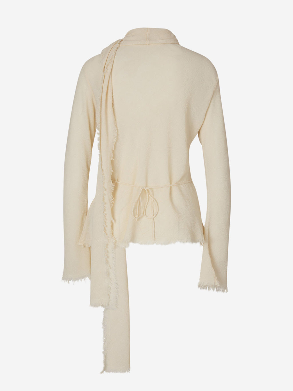 Оригінальна Crepe Scarf Blouse Acne studios – вид ззаду