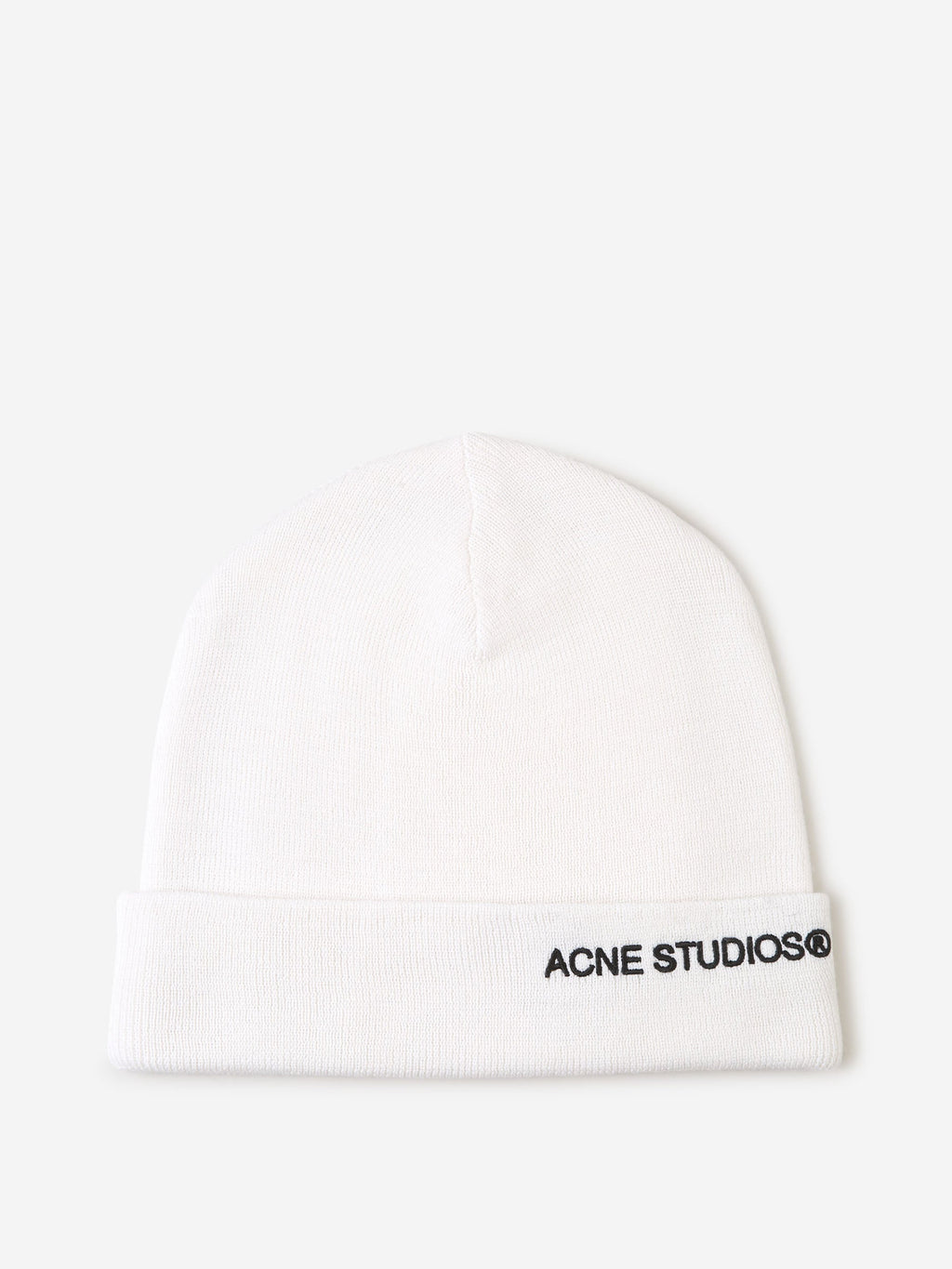 Embroidered Logo Beanie Acne studios оригінал – Купити в Україні – боковий вид