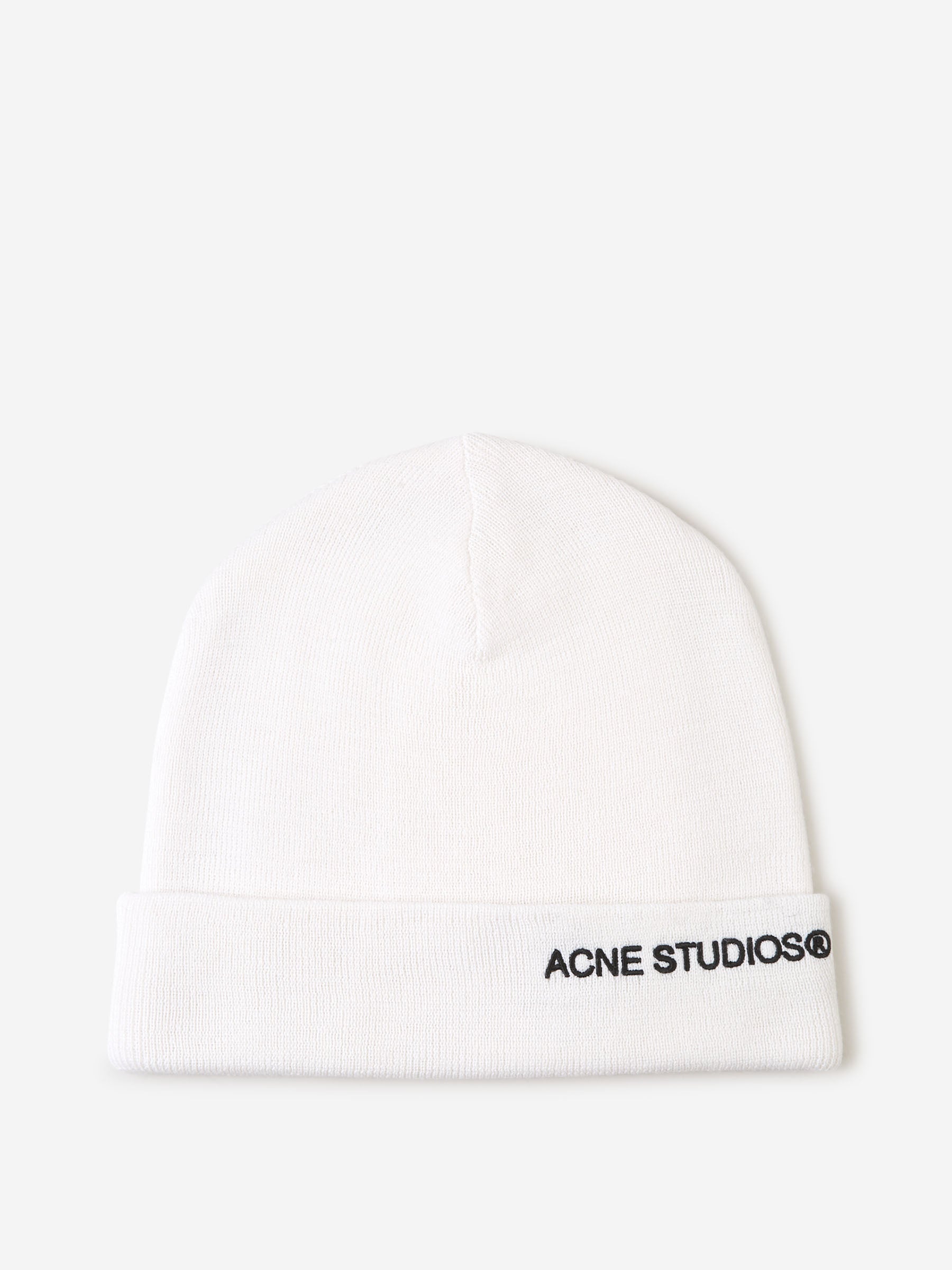 Embroidered Logo Beanie Acne studios оригінал – Купити в Україні – боковий вид