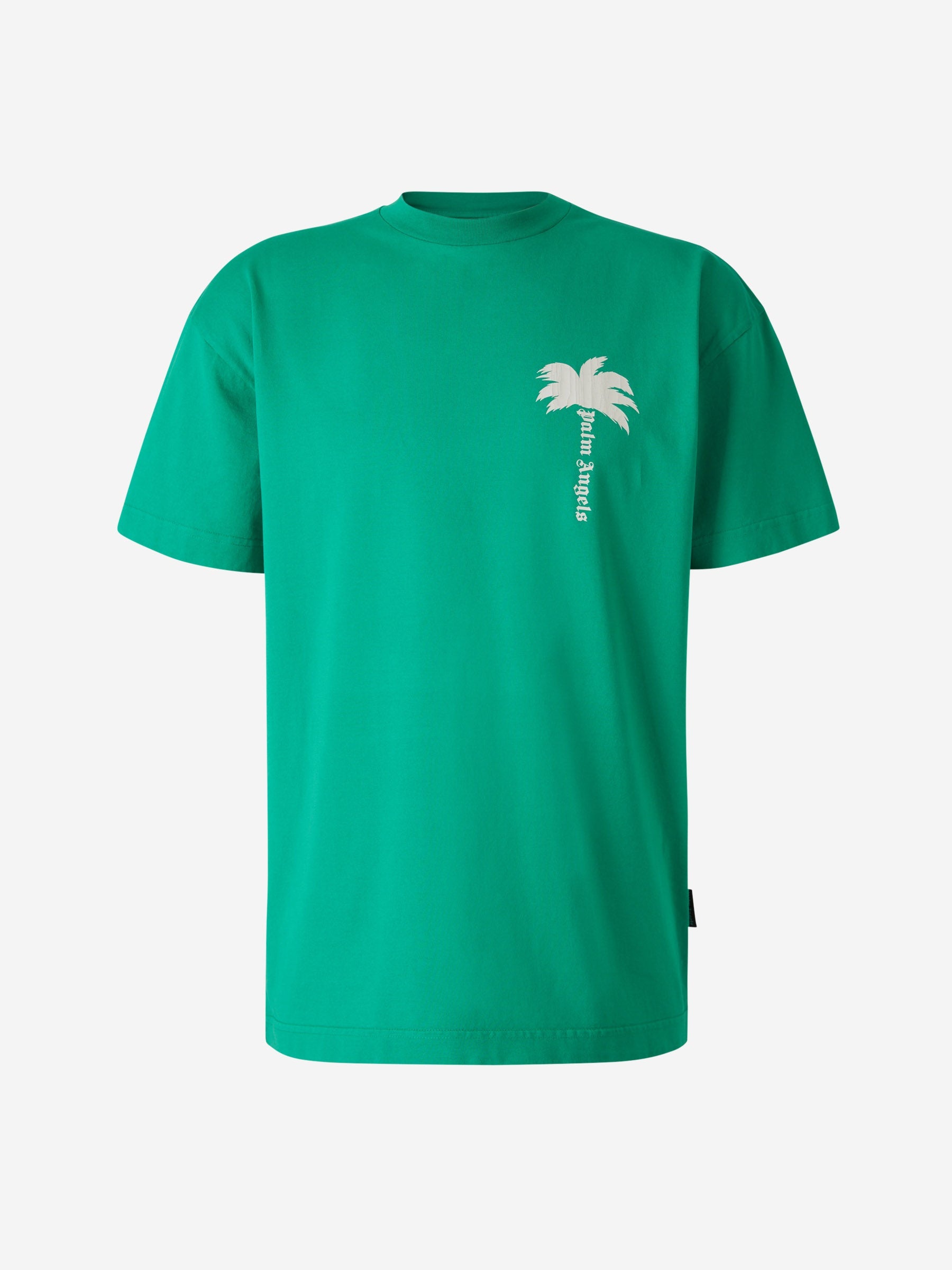 Оригінальна Printed Cotton T-Shirt Palm angels – боковий вид