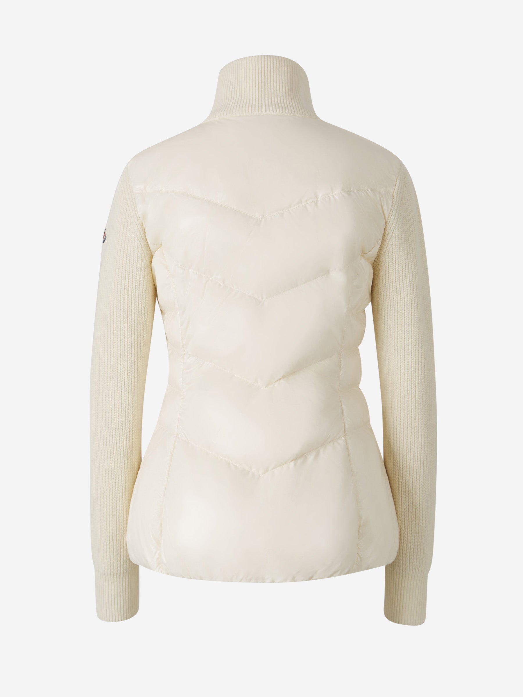Logo Quilted Cardigan Moncler – Гарантія оригінальності – детальний вид - MONCLER