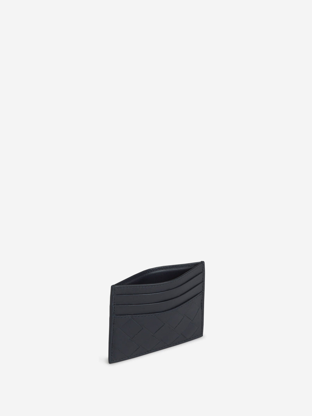 Intrecciato Leather Card Holder Bottega veneta оригінал – Купити в Україні – вид ззаду