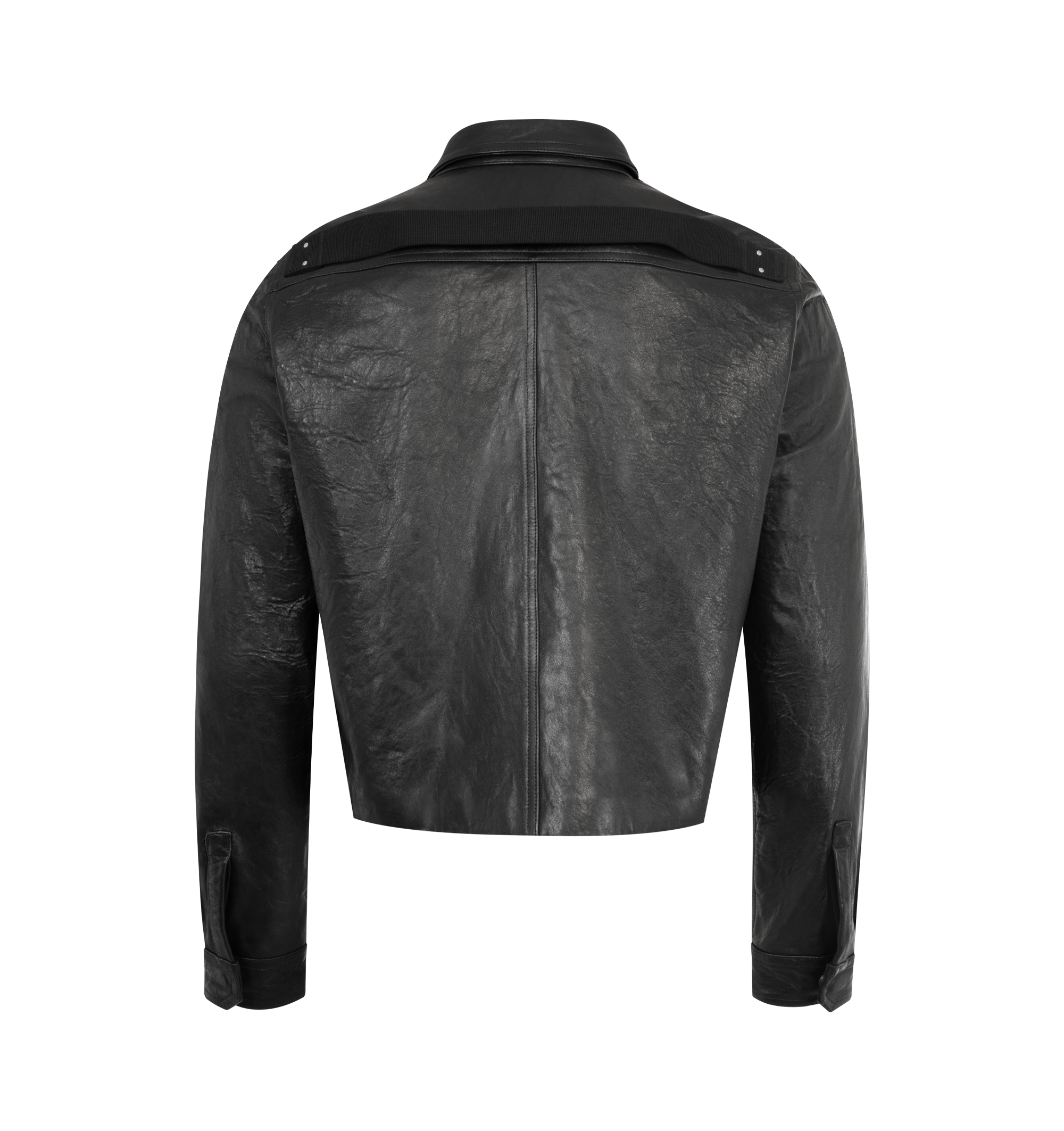 Tour Alice Leather Shirt Rick owens – Гарантія оригінальності – вид ззаду